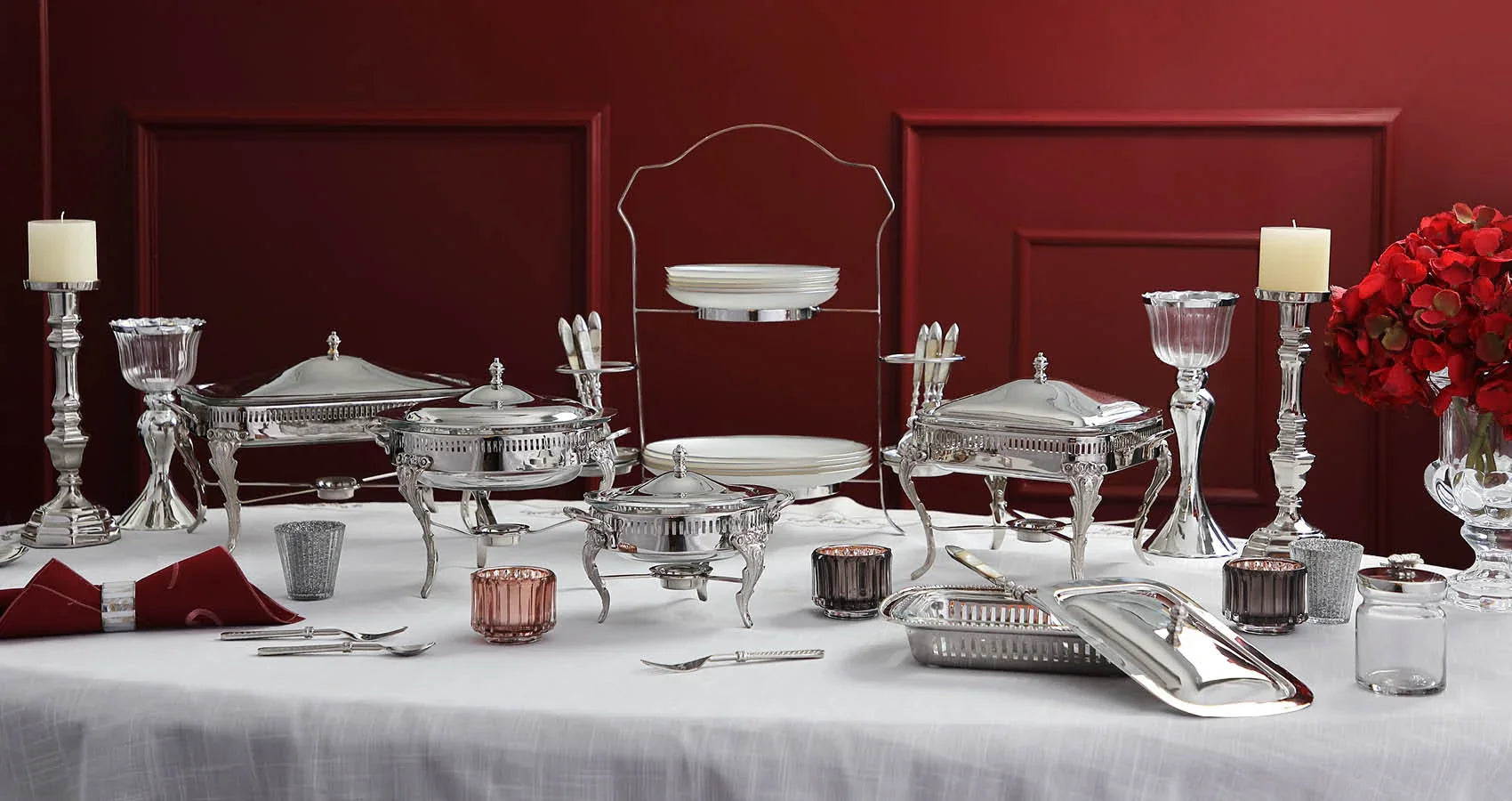 Elevate Your Dining with Elvy's Luxury Chafing Dishes & Tableware