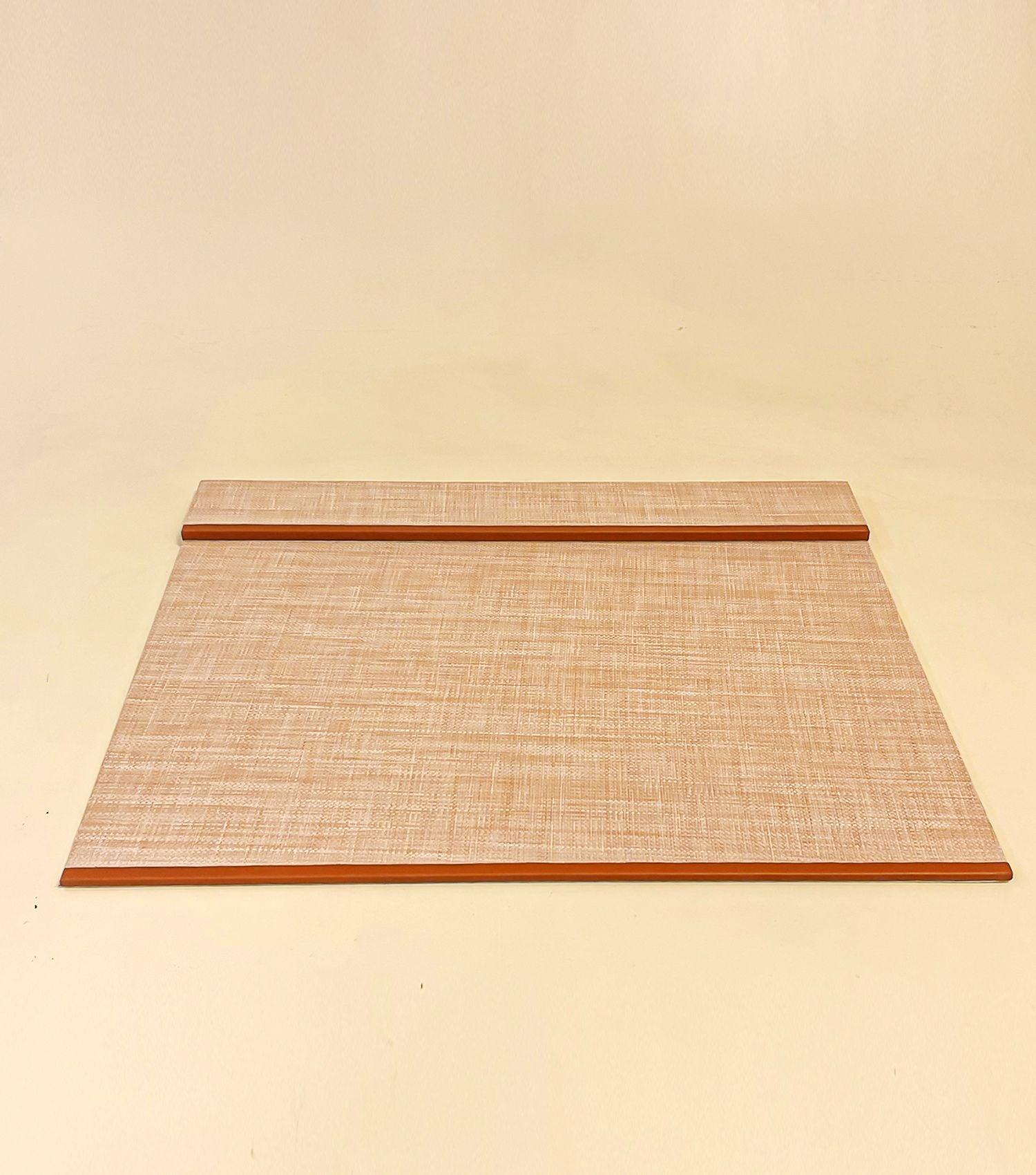 Raffia Desk Blotter - Elvy Lifestyle