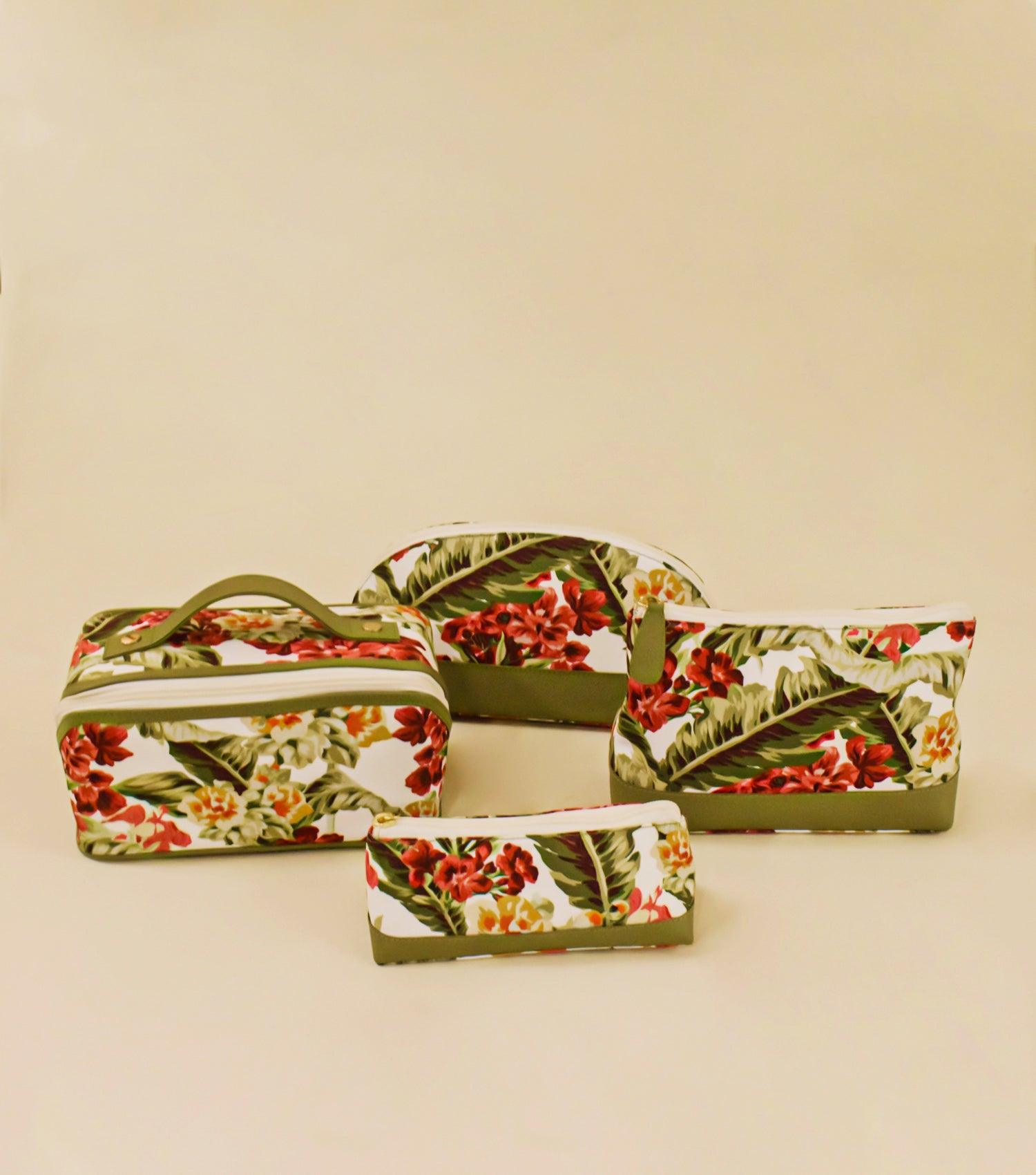 Botanic Travel Pouch Medium - Elvy Lifestyle