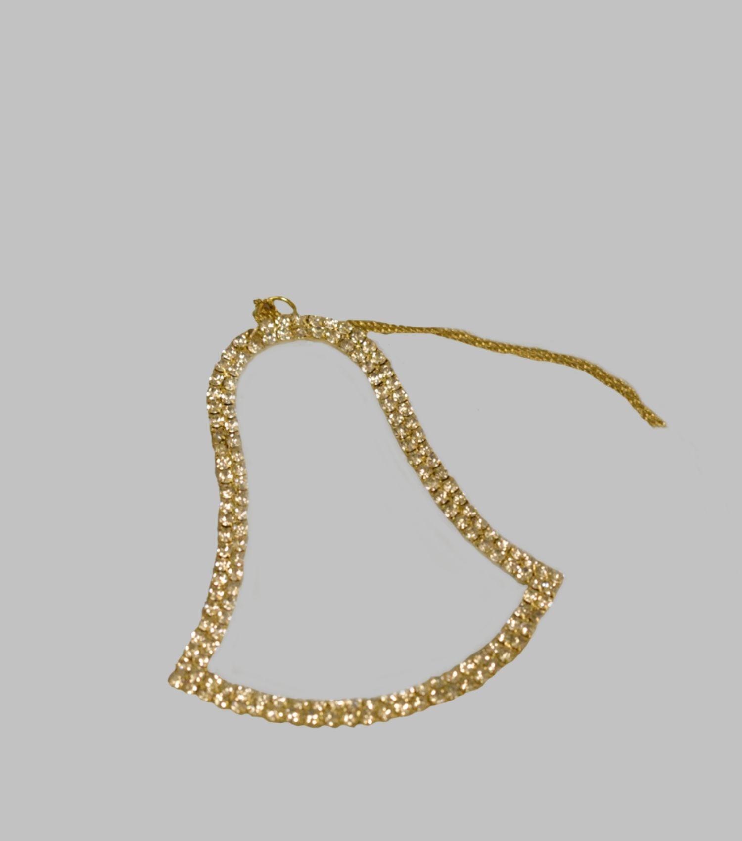 X Mas Beaded Bell Ornament - Elvy Lifestyle