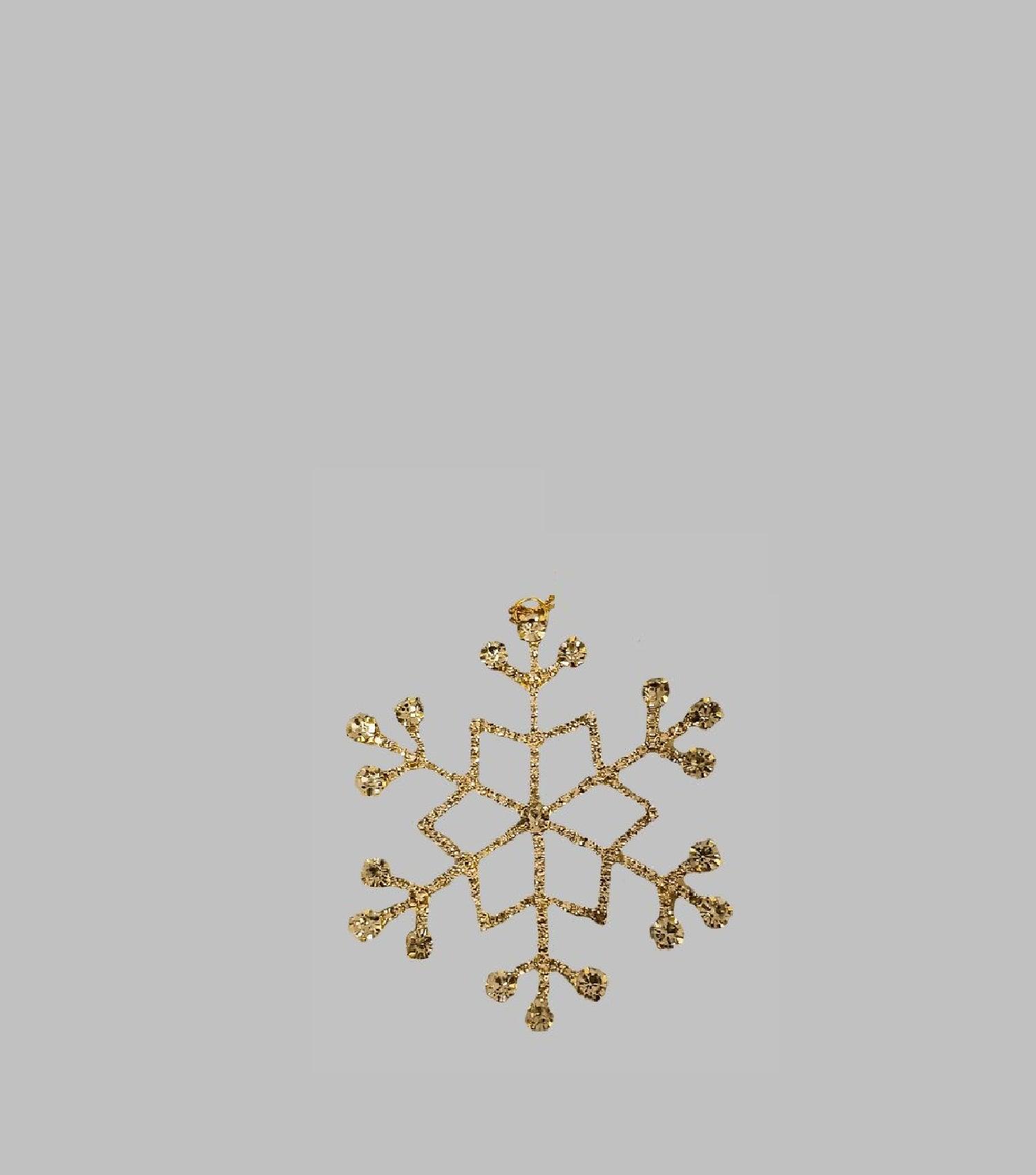 X Mas Beaded Snowflake ornament - Elvy Lifestyle