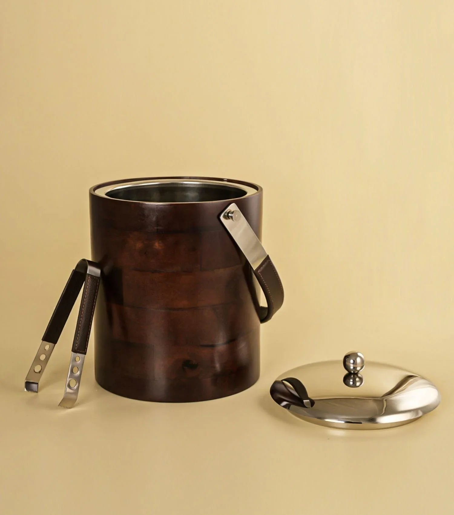 Walnut ice bucket - Elvy Lifestyle