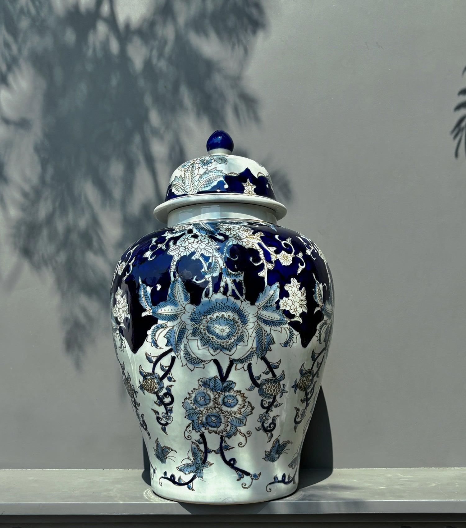 Azul Ginger Jar Large - Elvy Lifestyle