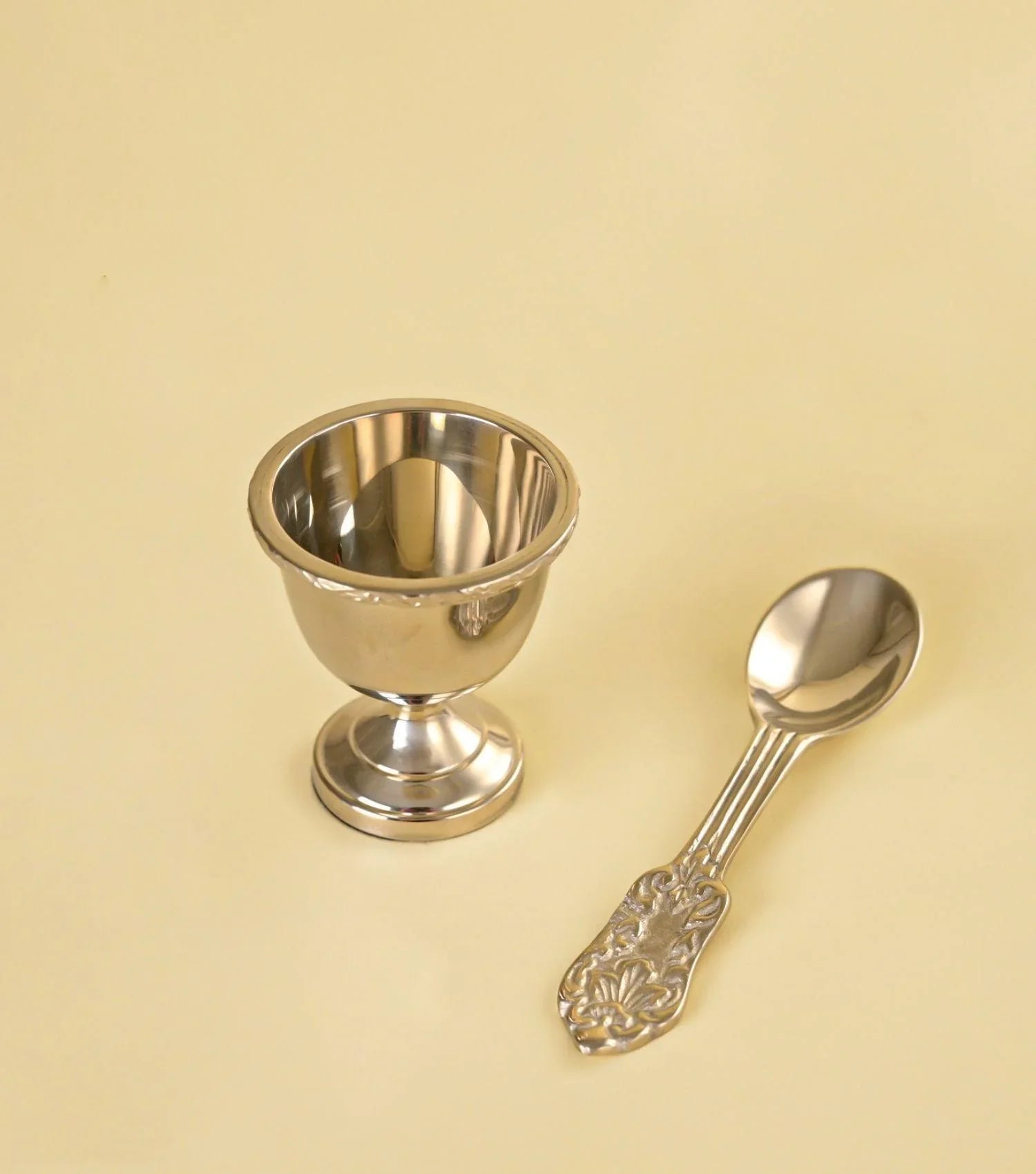 Egg Cup with Spoon - Elvy Lifestyle