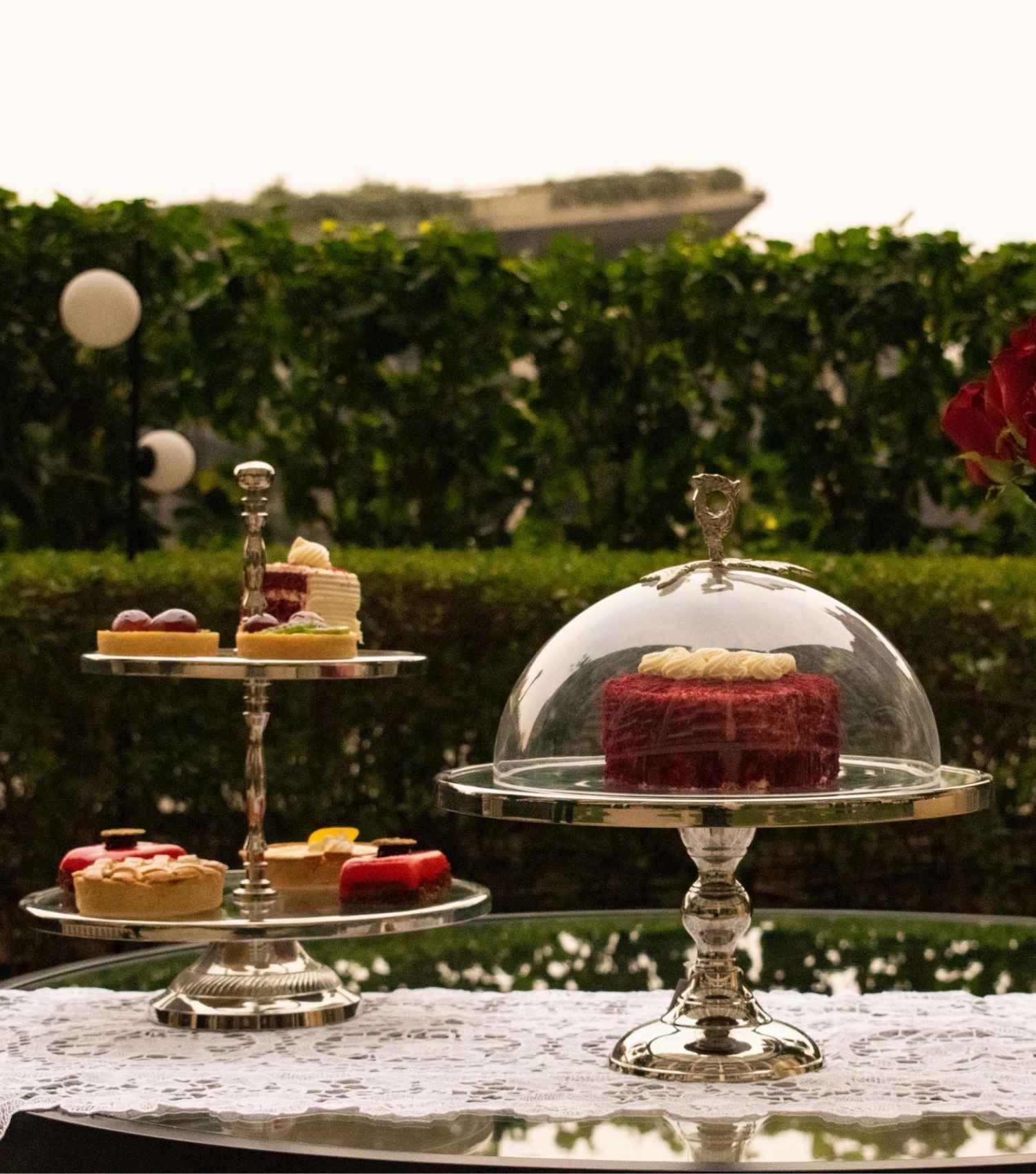 Pinnacle 2 Tier Stand With Ring - Elvy Lifestyle