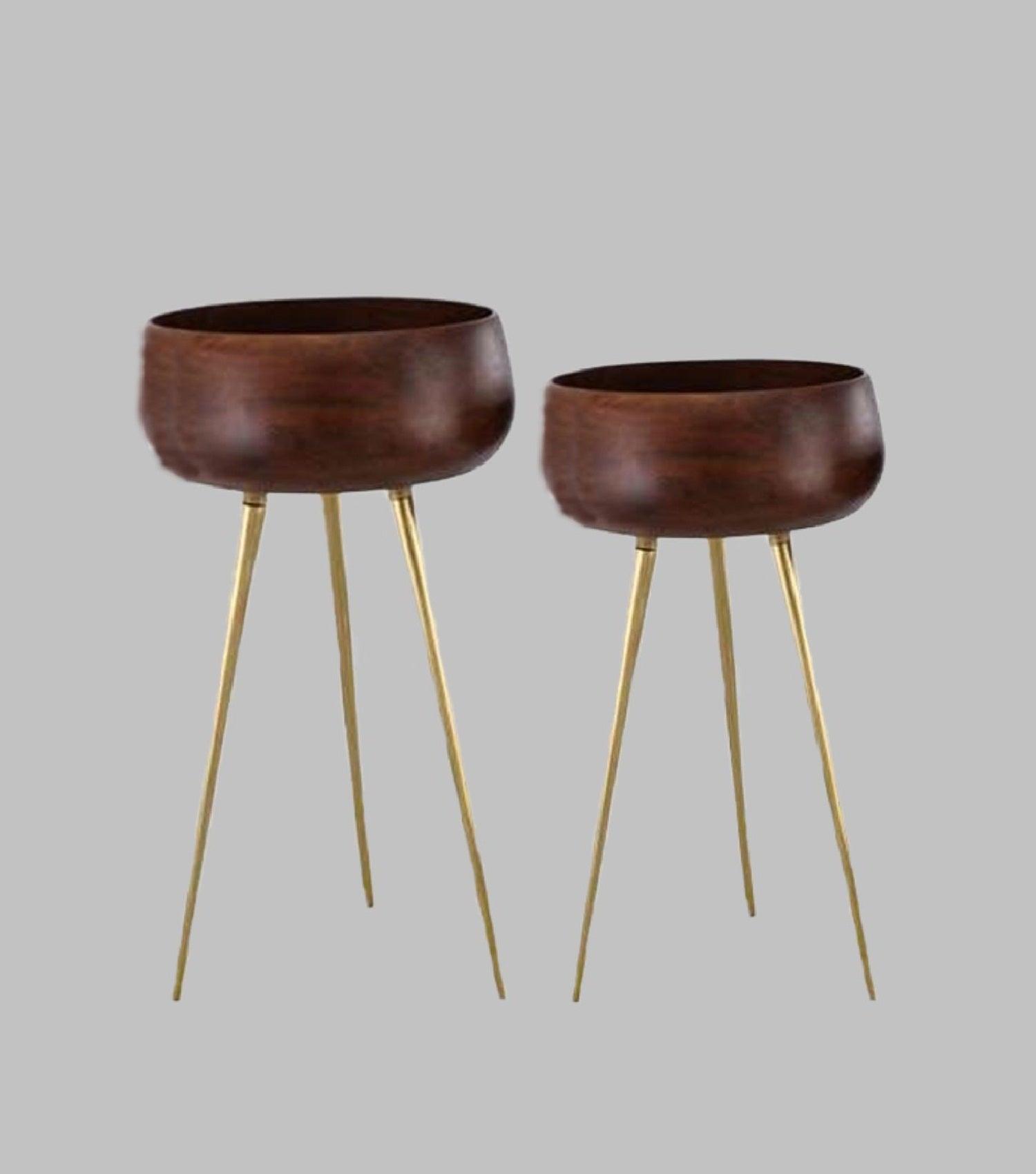 Walnut Stand Small - Elvy Lifestyle