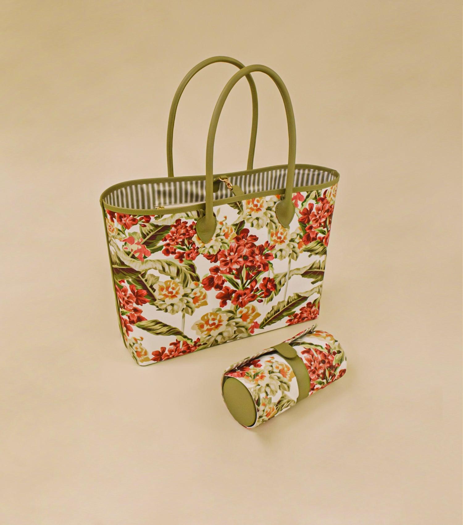 Botanic Beach bag - Elvy Lifestyle