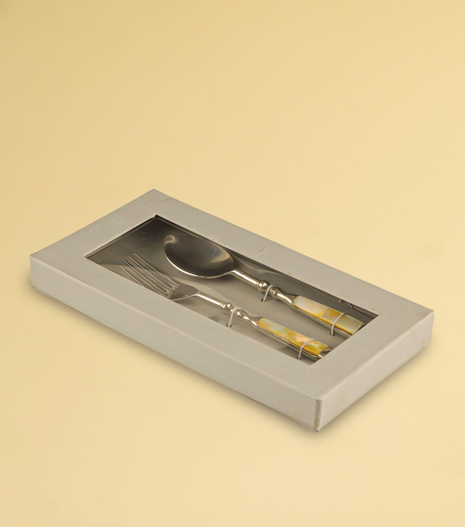 MOP Desert Spoon Set of 4 - Elvy Lifestyle
