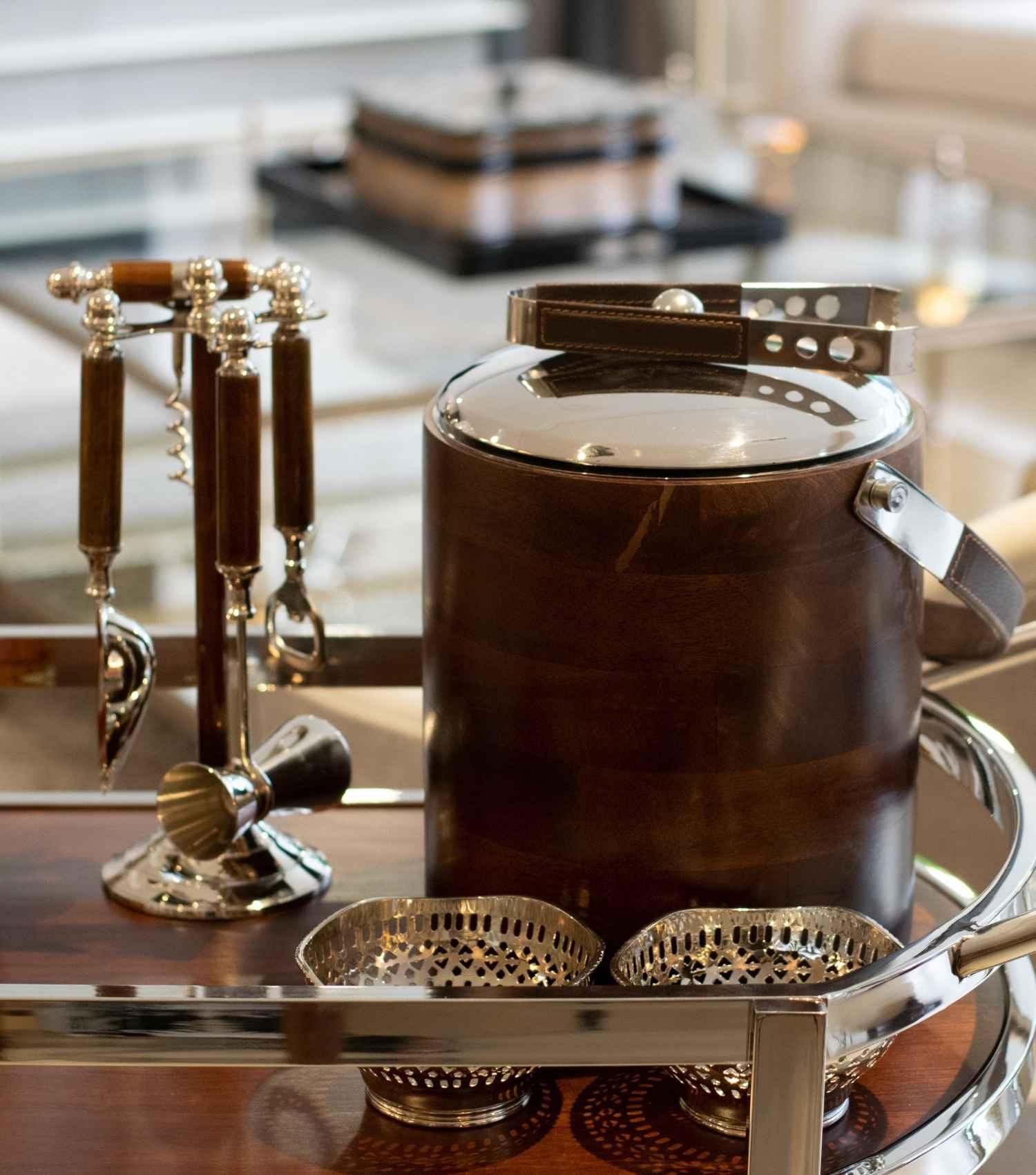 Walnut Bar Tool set - Elvy Lifestyle
