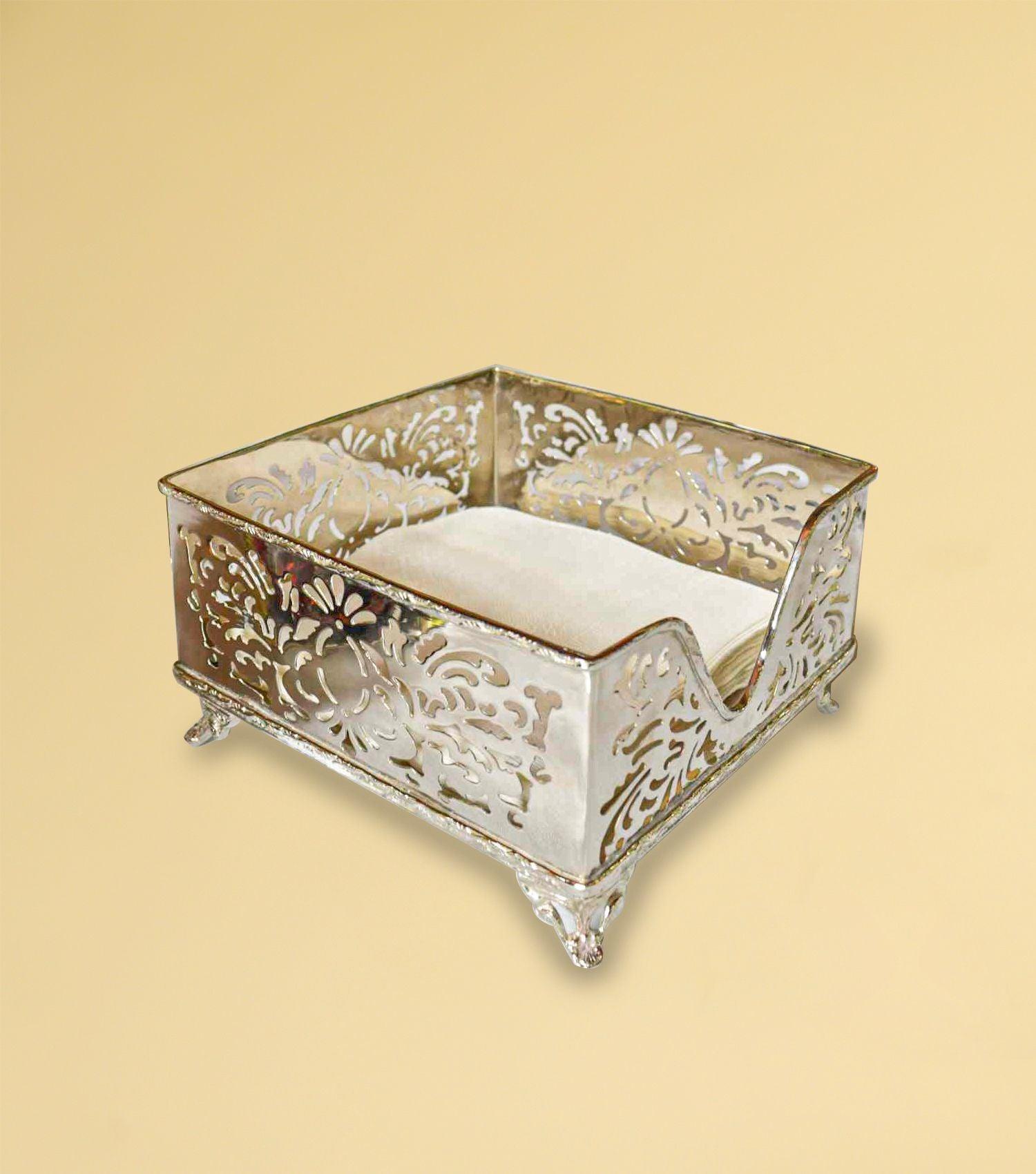 Elizabethan napkin stand square - Elvy Lifestyle