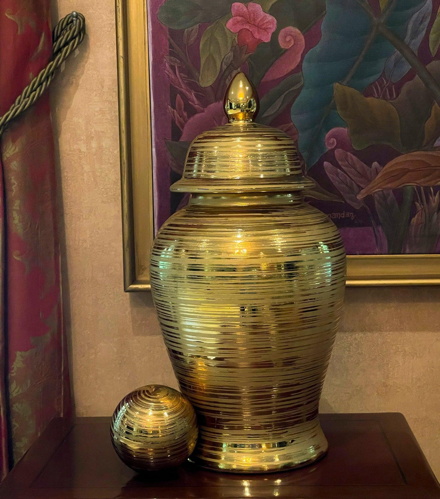 Opulence Embellished Jar - Elvy Lifestyle