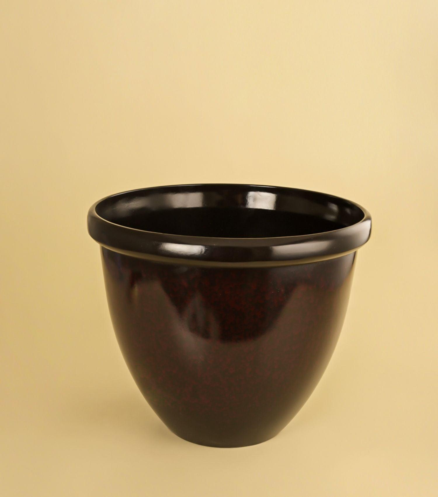 Velvet Planter burgundy small - Elvy Lifestyle