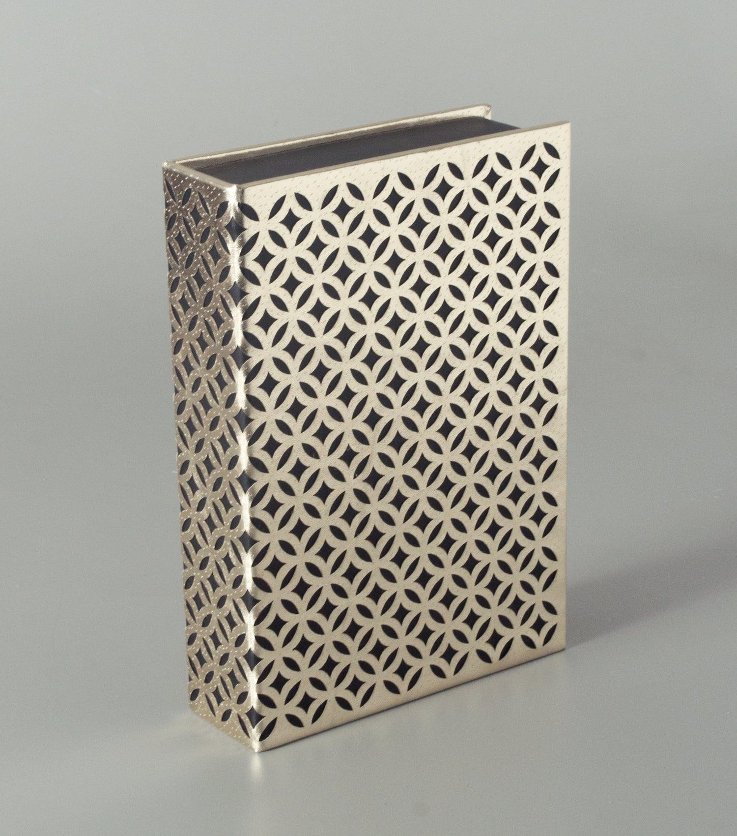 Fretwork Book Cover in Black - Elvy Lifestyle