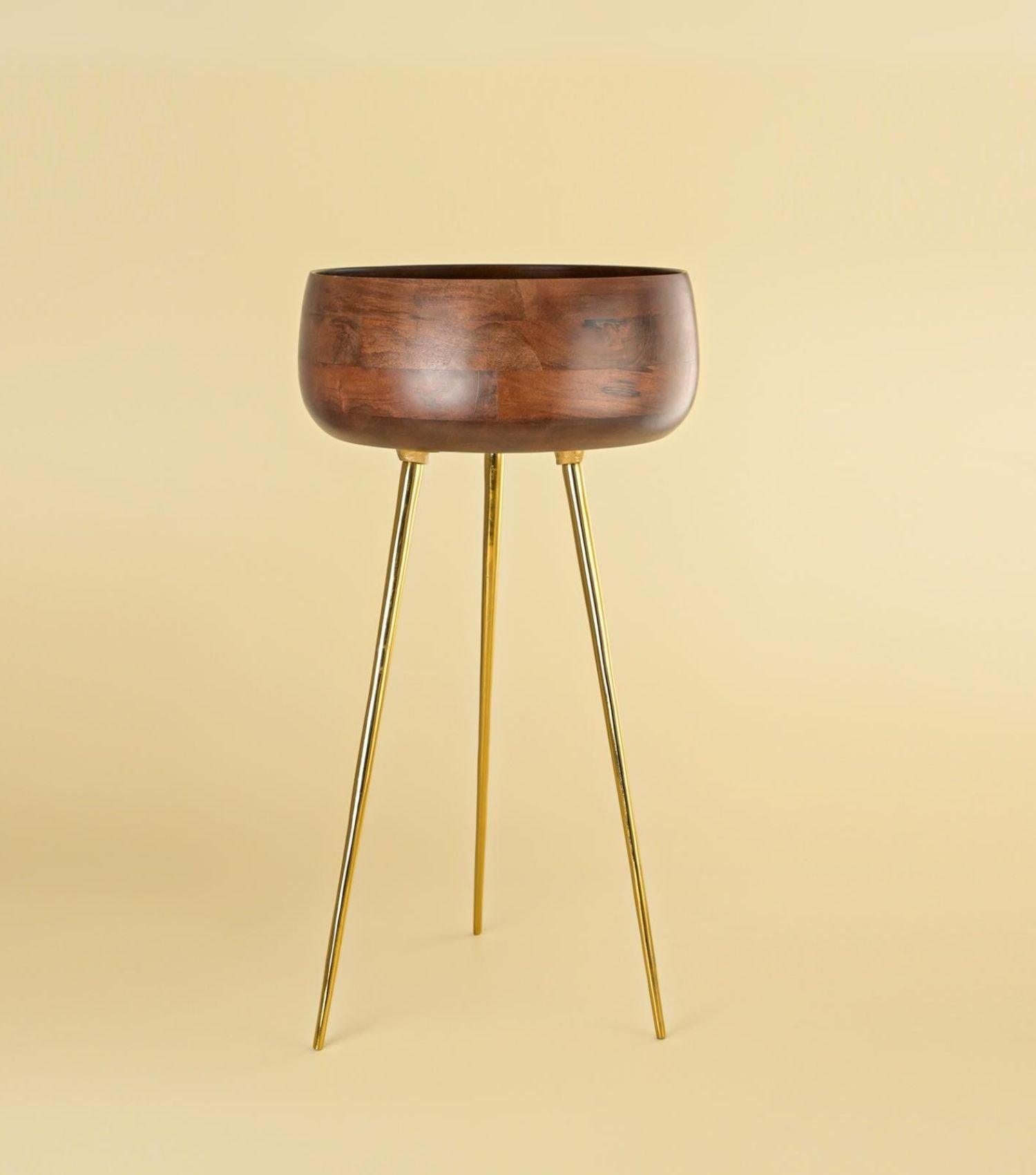 Walnut Stand Large - Elvy Lifestyle