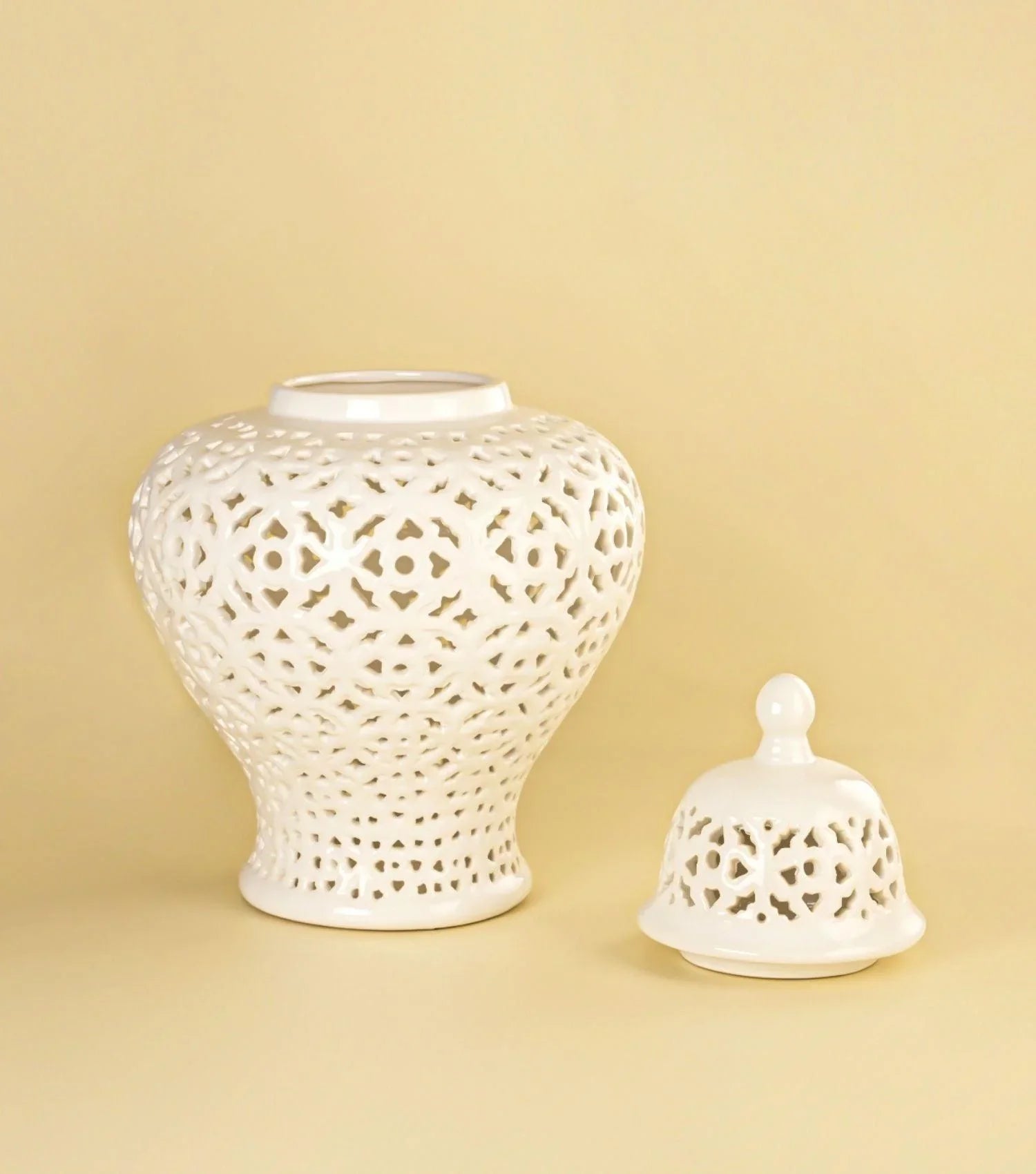 Lattice jar - Elvy Lifestyle