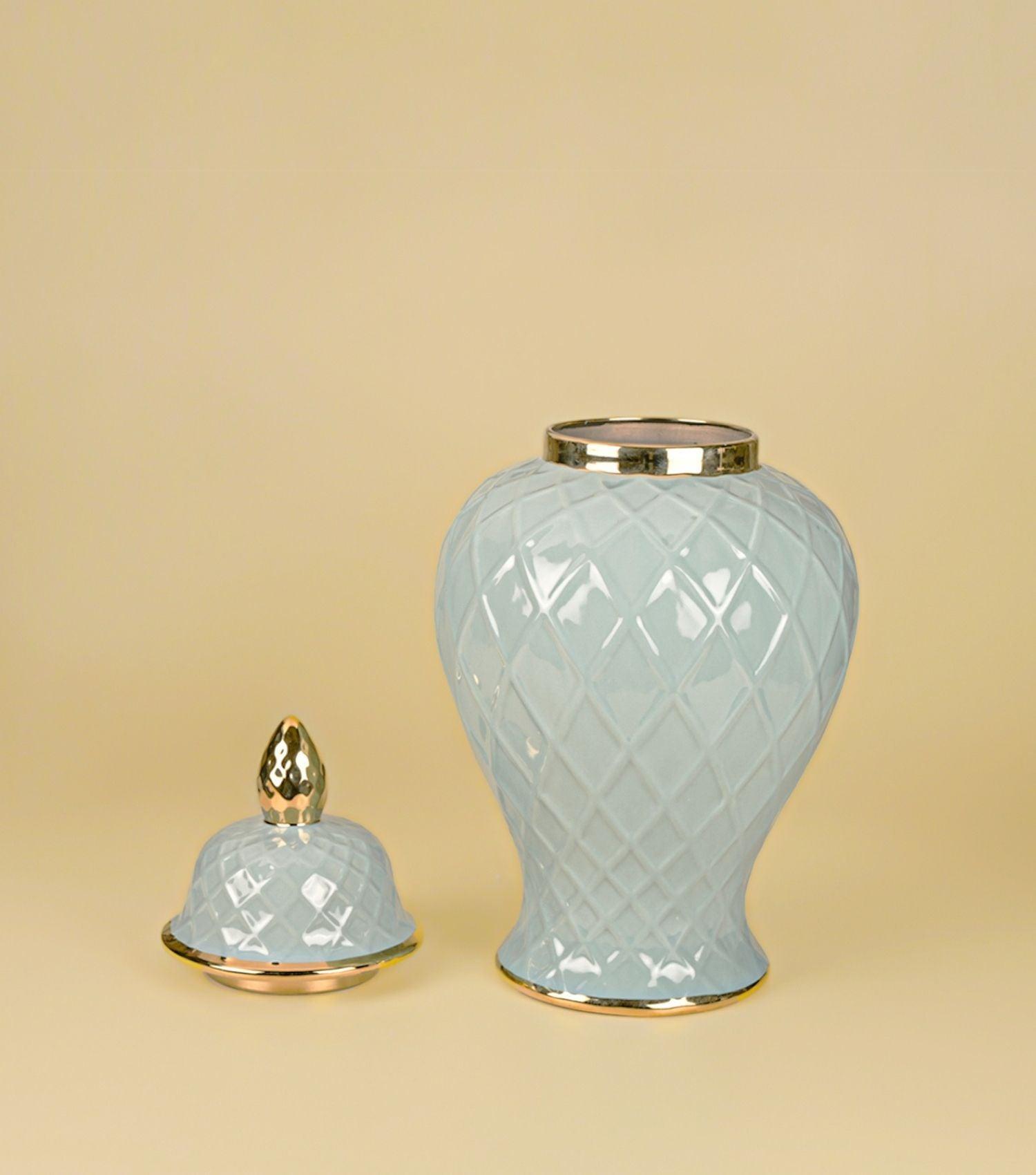 Sierra Jar Green Large - Elvy Lifestyle