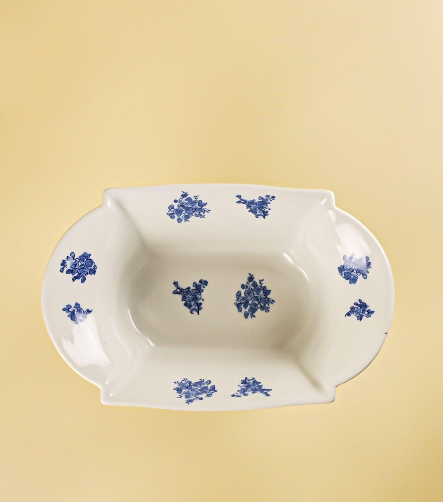 Sierra blue & white Planter - Elvy Lifestyle