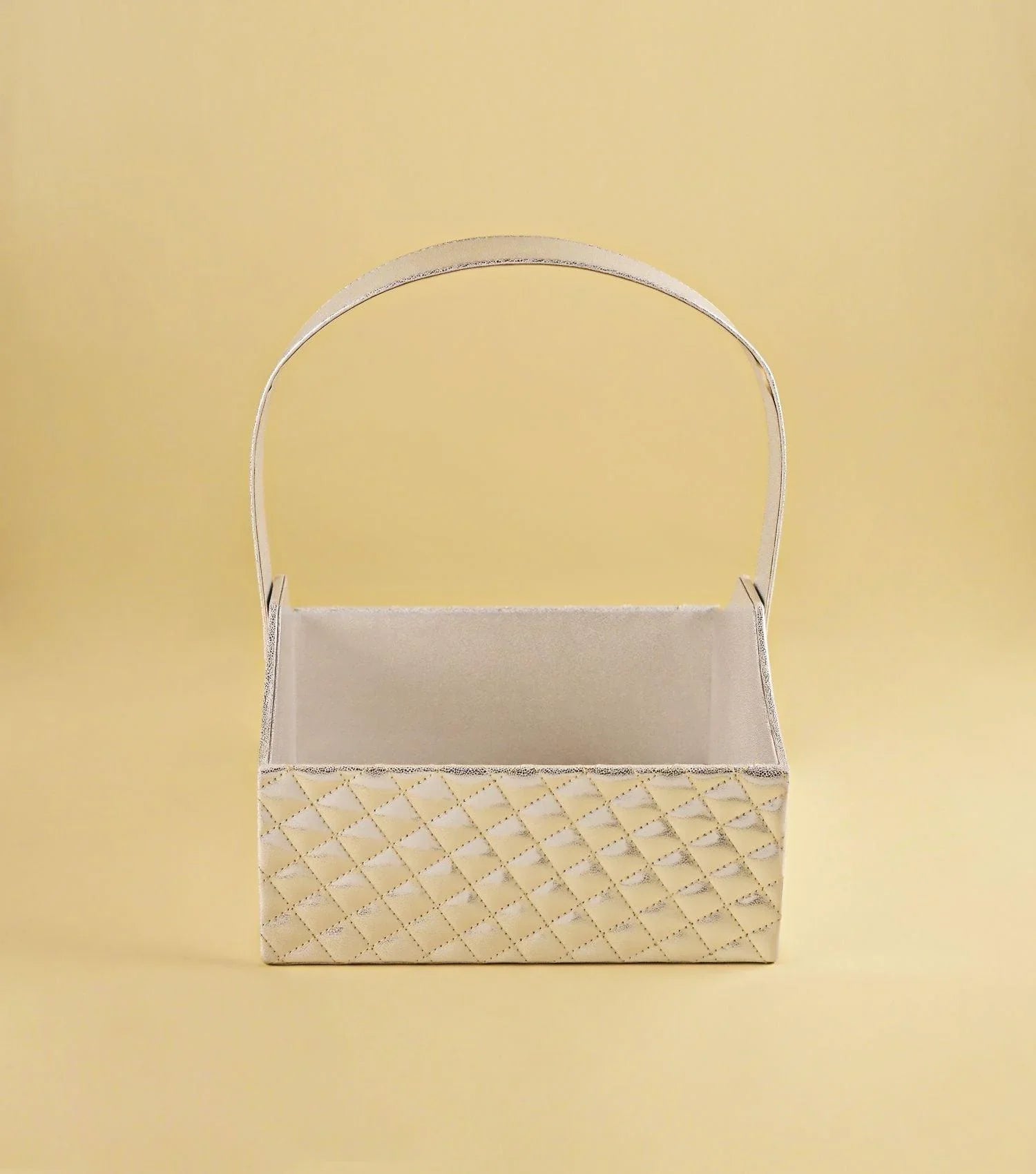 Silver quilted tote - Elvy Lifestyle