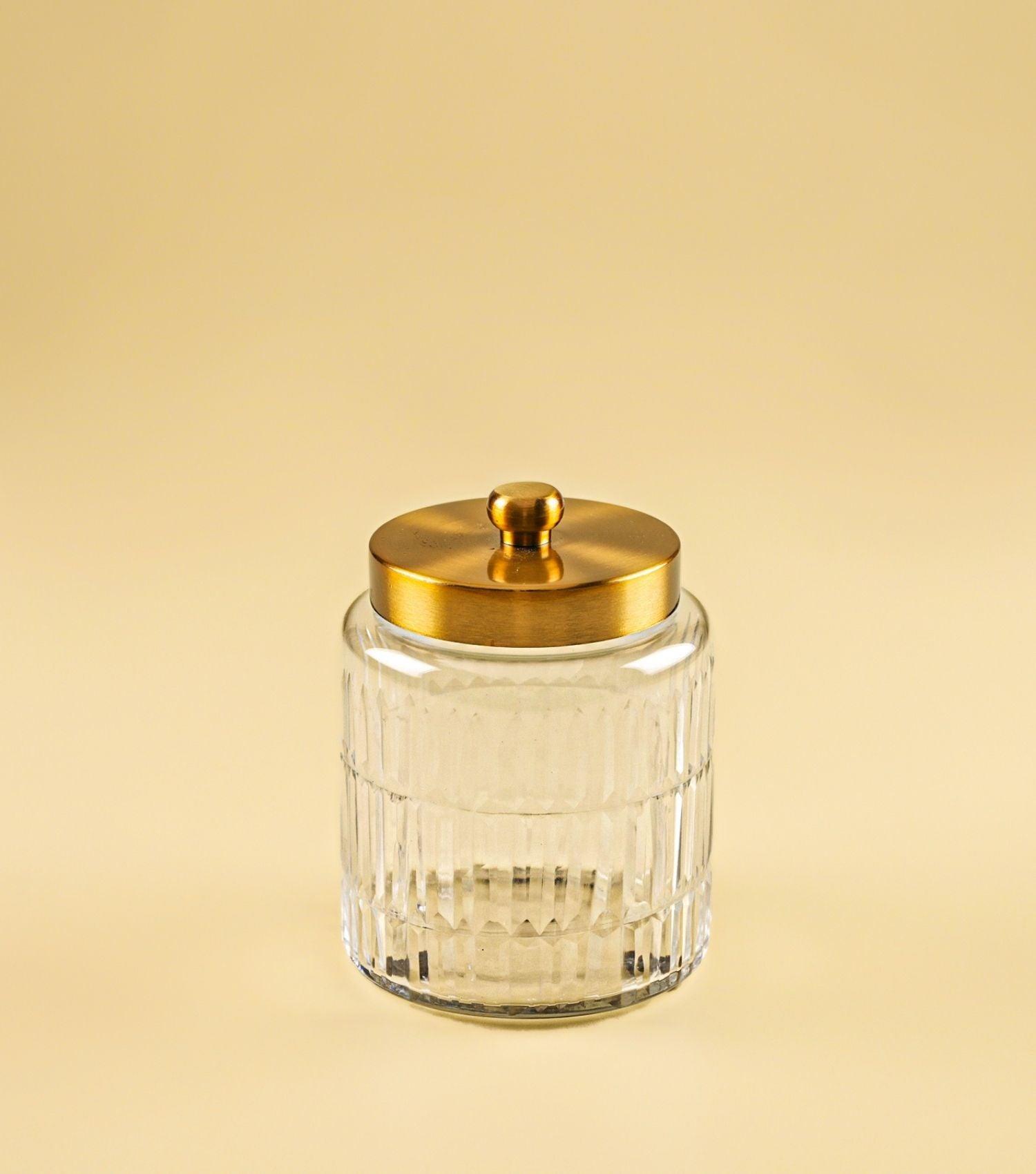 Ribbed Jar Small - Elvy Lifestyle