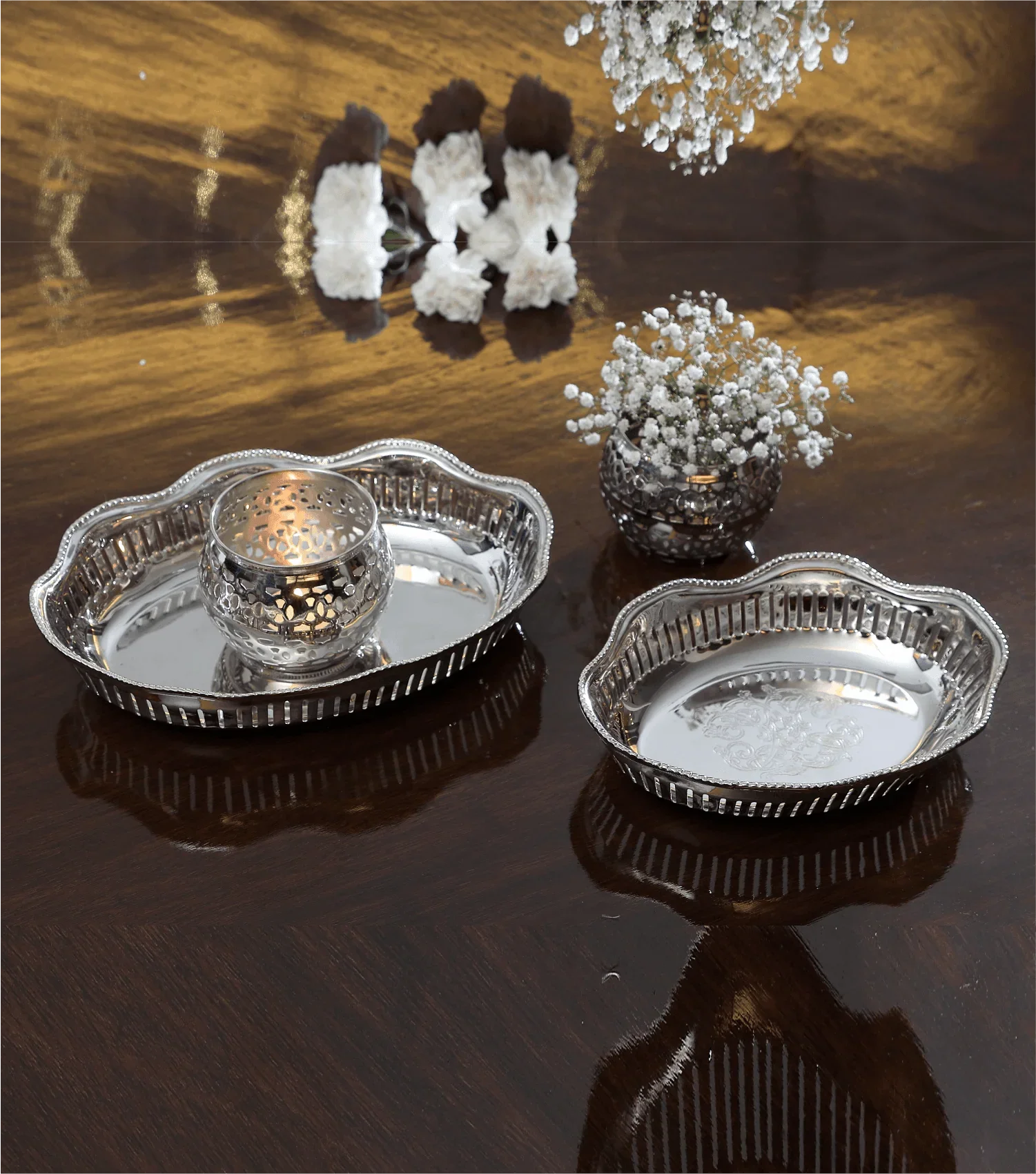 Ravishing Oval tray Large - Elvy Lifestyle