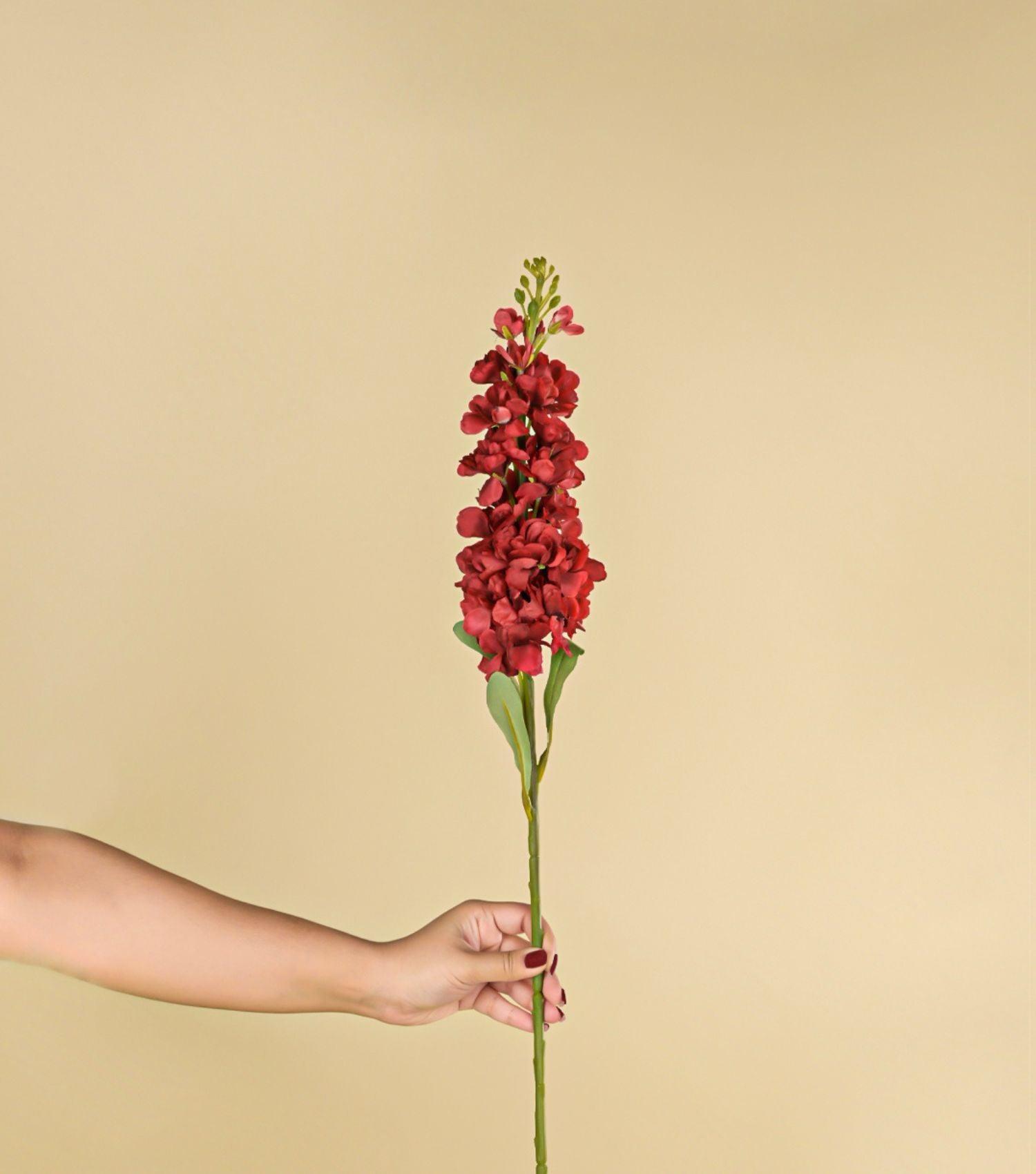 Red Delphinium 31.5" - Elvy Lifestyle