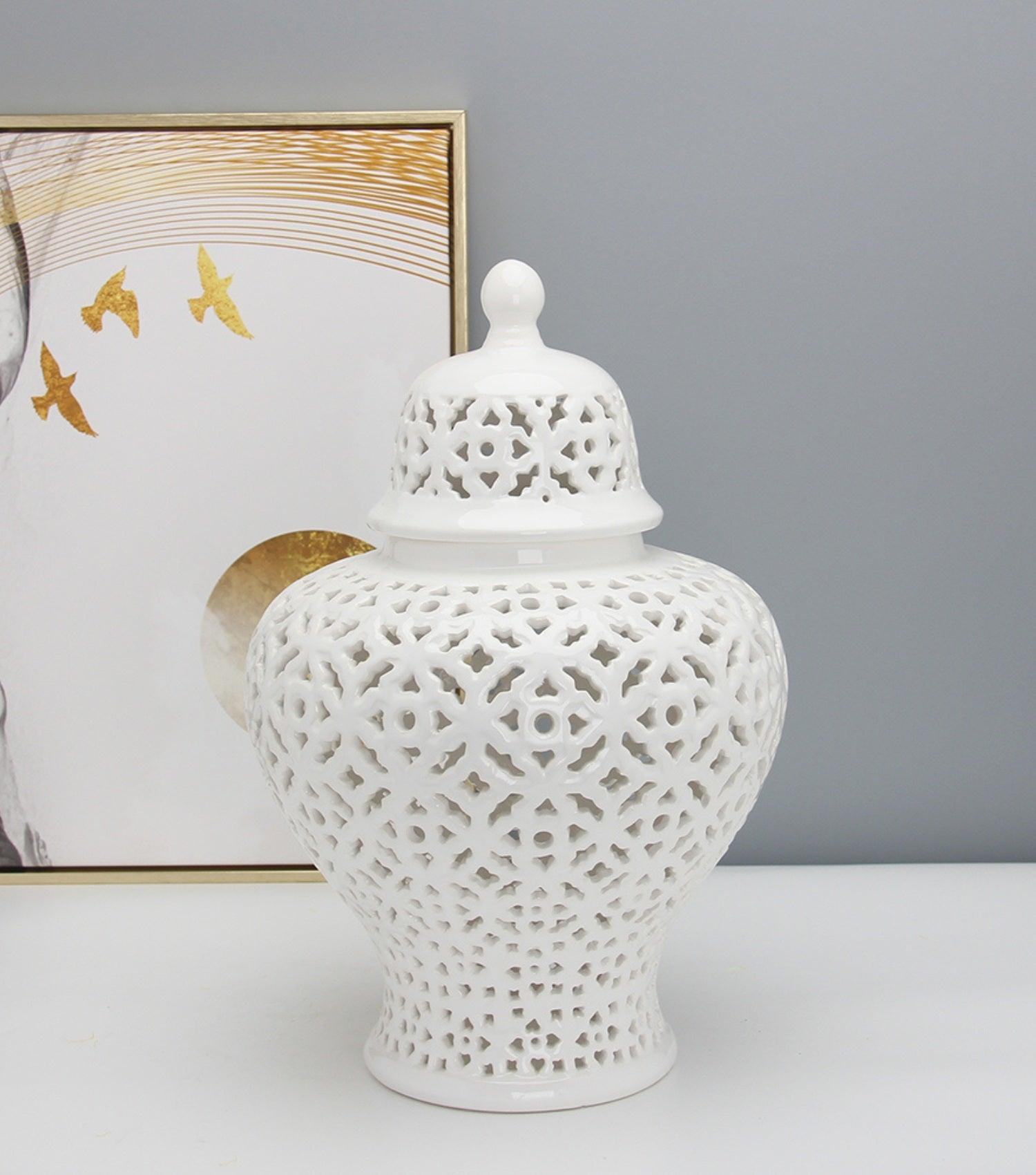 Lattice jar - Elvy Lifestyle