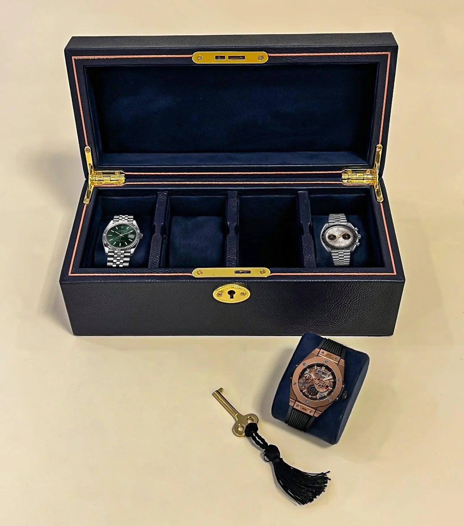 Azul watch box for 4 - Elvy Lifestyle