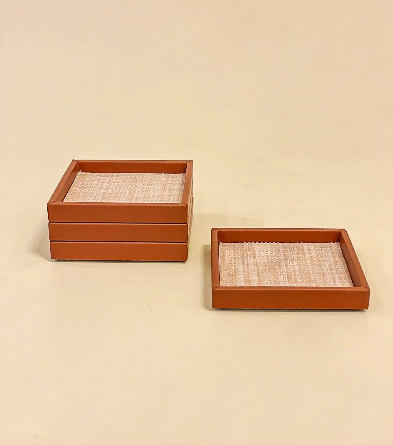 Raffia Coasters set of 4 - Elvy Lifestyle