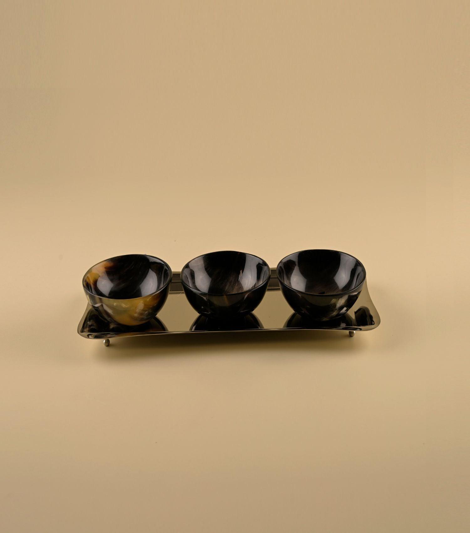 Horn Haven Nut Bowl Set - Elvy Lifestyle