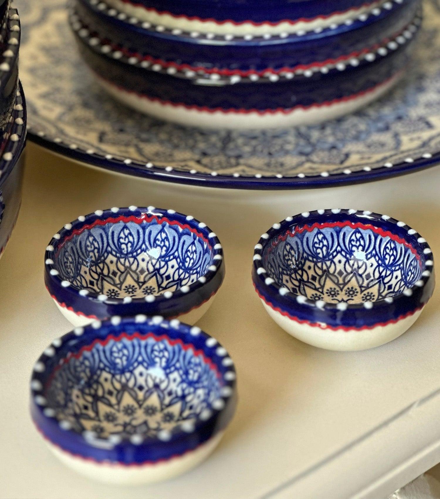 Sefiro Azul Dip Bowl set of 2 - Elvy Lifestyle