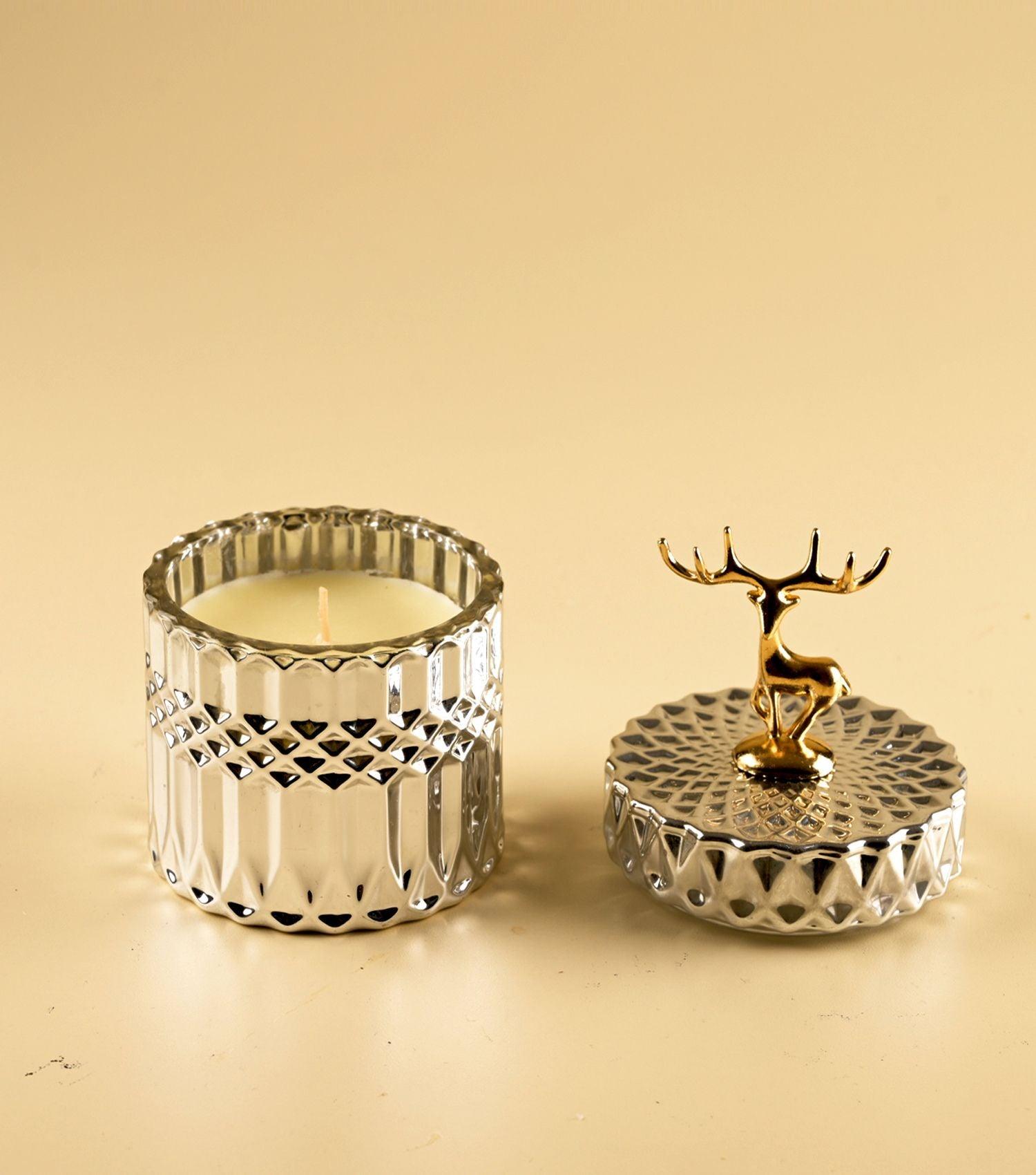 Deer Wax votive Silver - Elvy Lifestyle