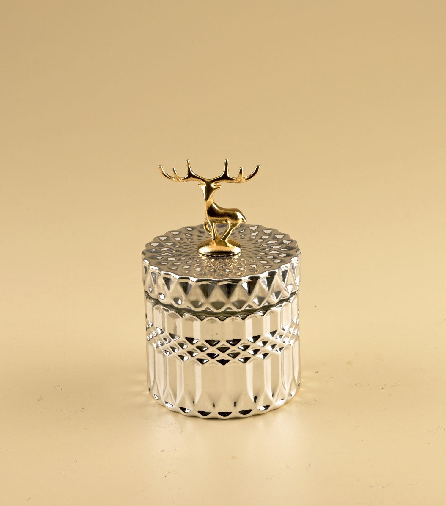 Deer Wax votive Silver - Elvy Lifestyle