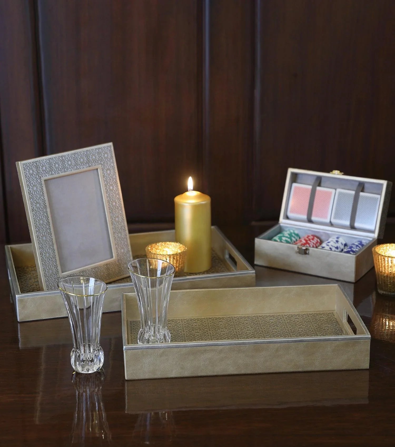 Gilded Grace Tray Small - Elvy Lifestyle