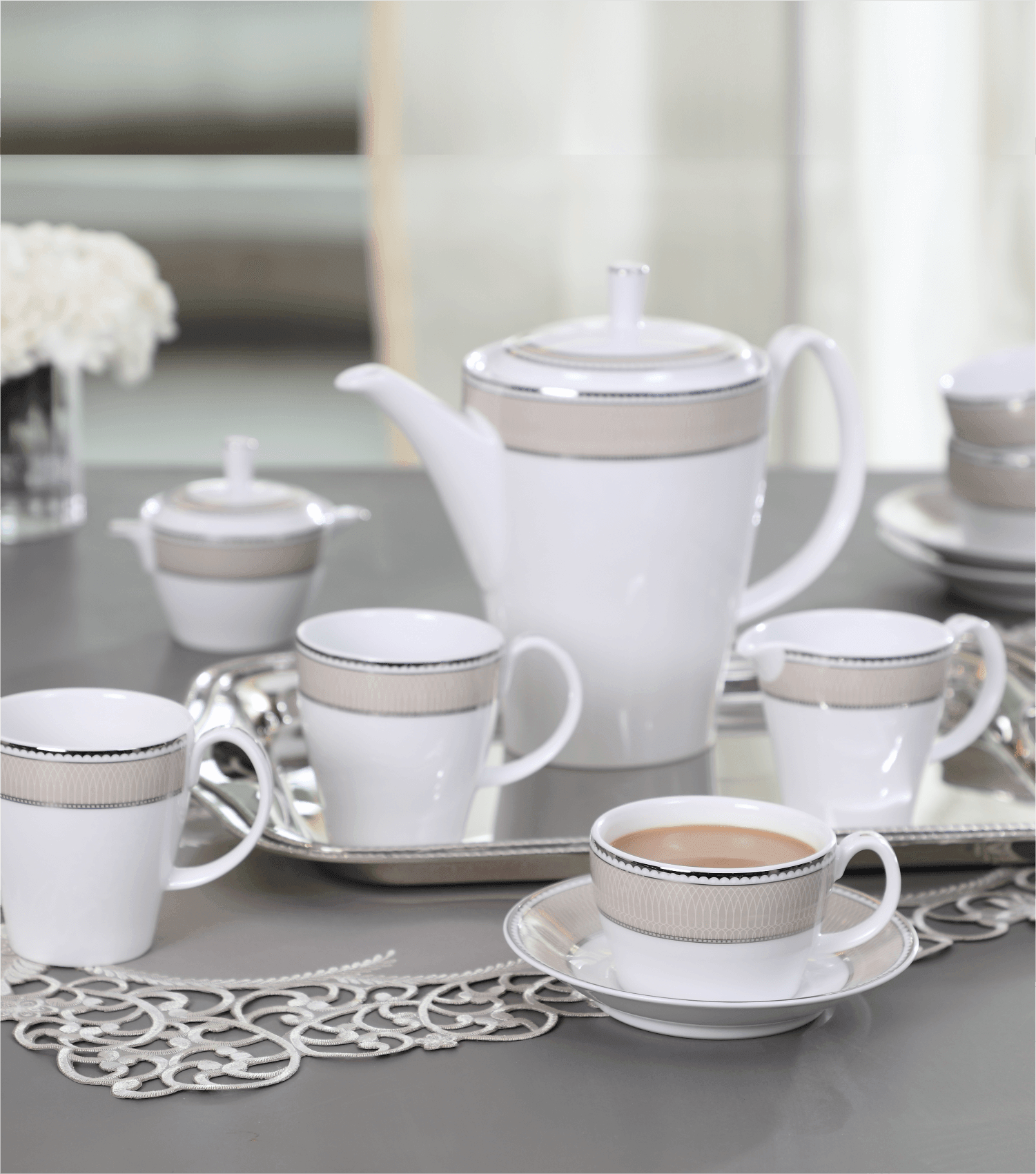 Belleza Coffee Mug Set of 4 - Elvy Lifestyle