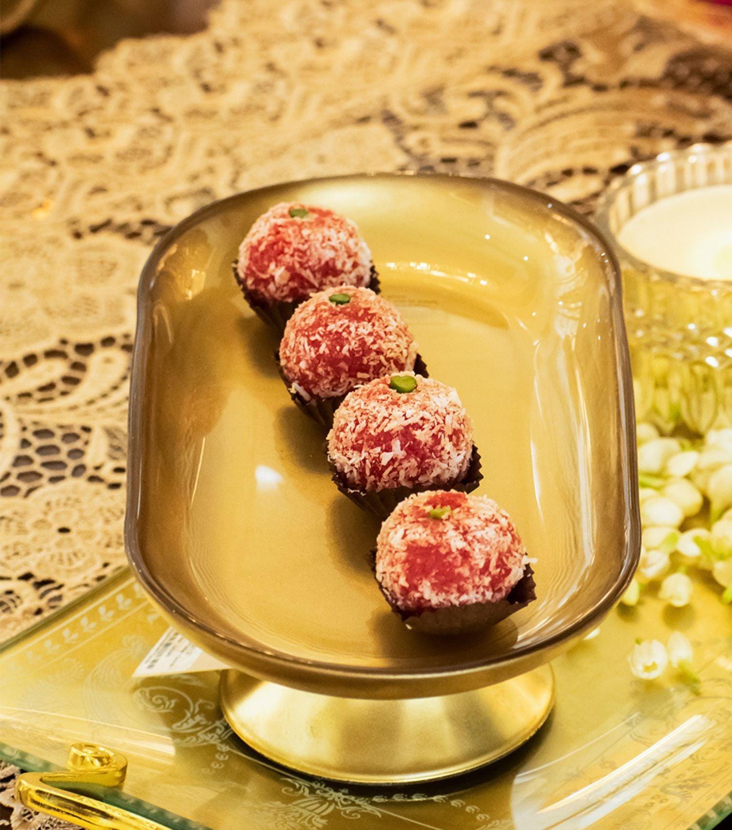 Atlas Cake Plate Gold - Elvy Lifestyle