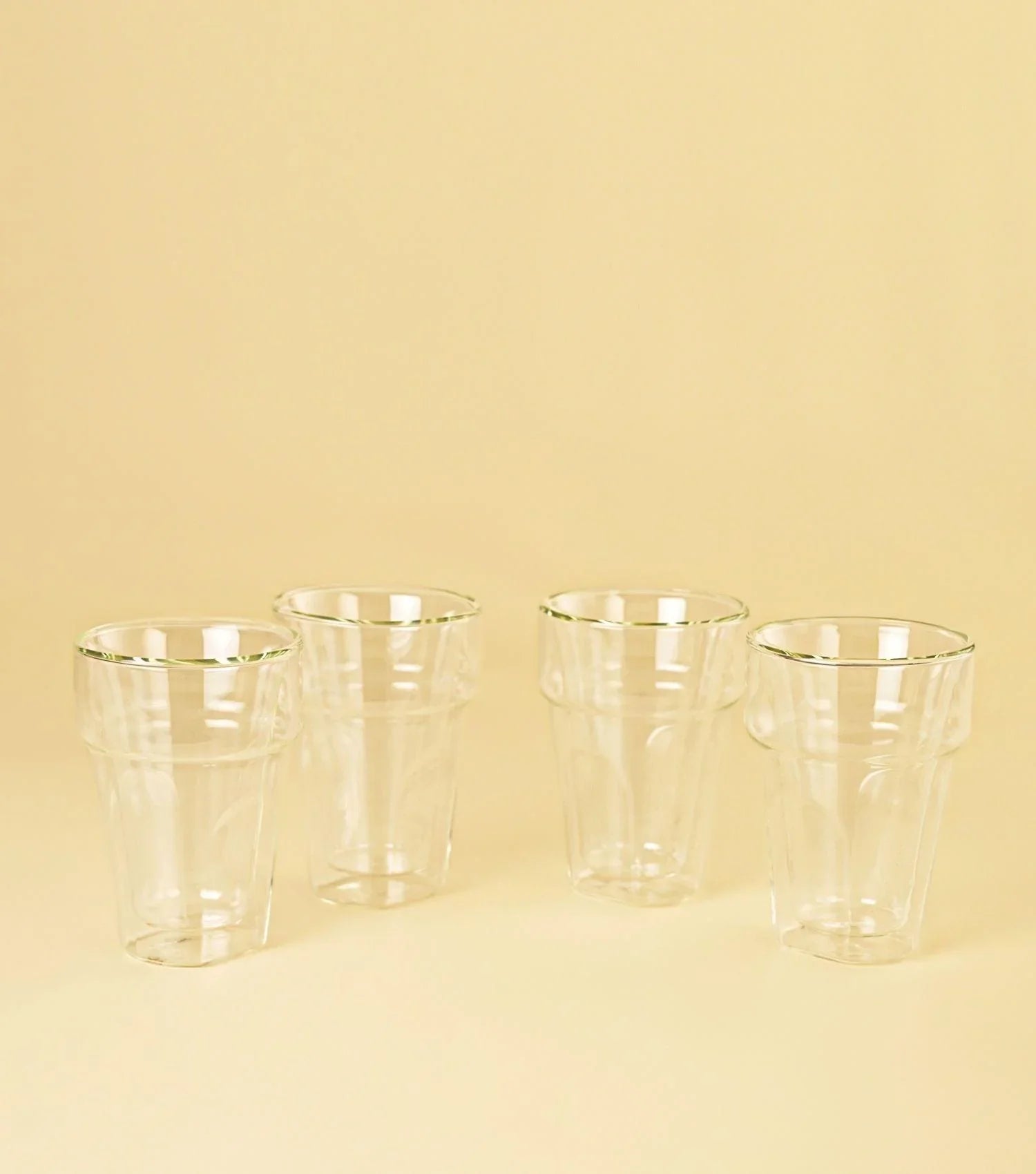 Double Walled Glasses Set of 4 - Elvy Lifestyle