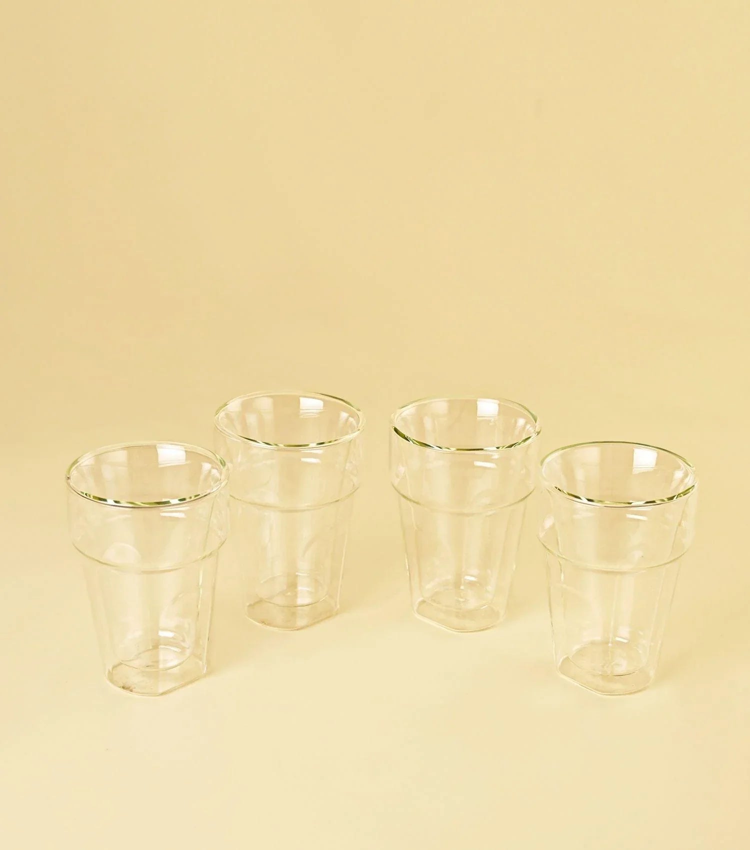 Double Walled Glasses Set of 4 - Elvy Lifestyle