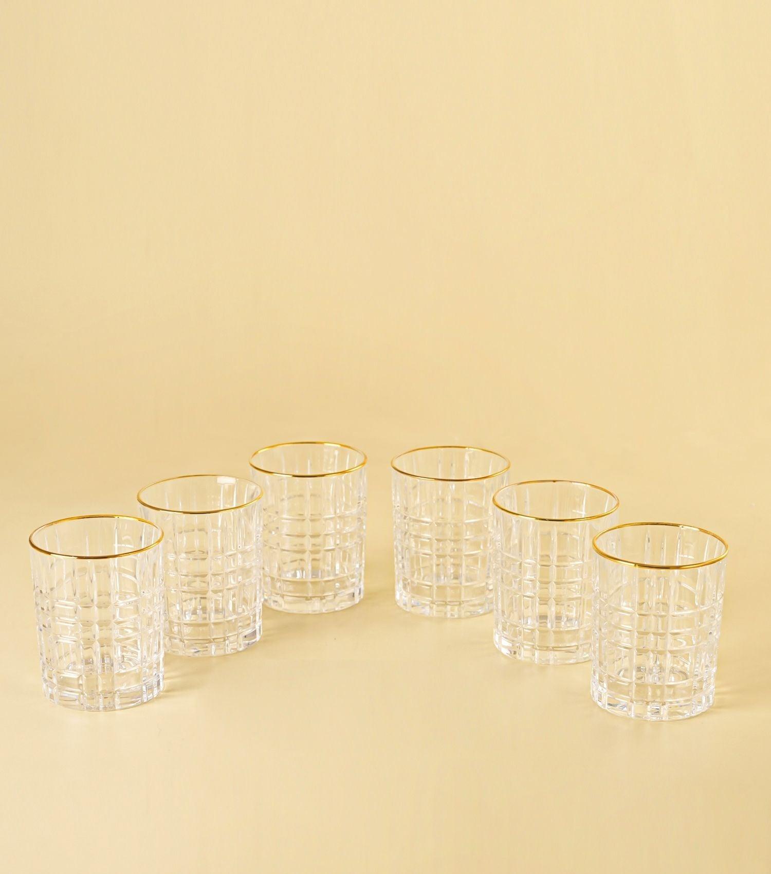 The Alchemist Double Old Fashioned Glasses Set of 6 - Elvy Lifestyle