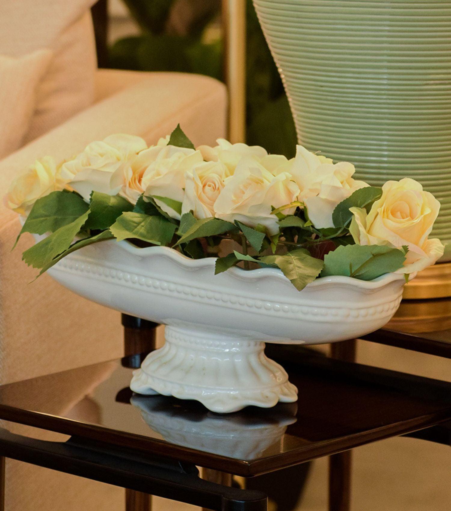 Sierra white Planter - Elvy Lifestyle
