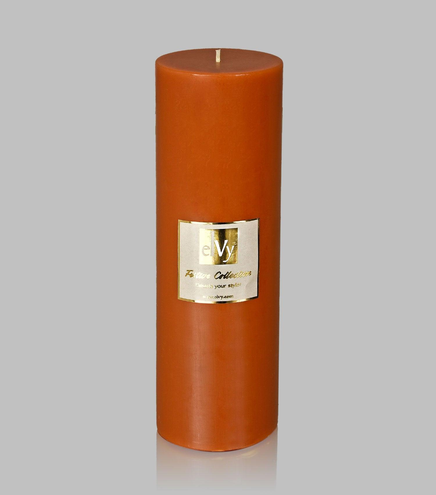 Rust Candle 3x9 - Elvy Lifestyle