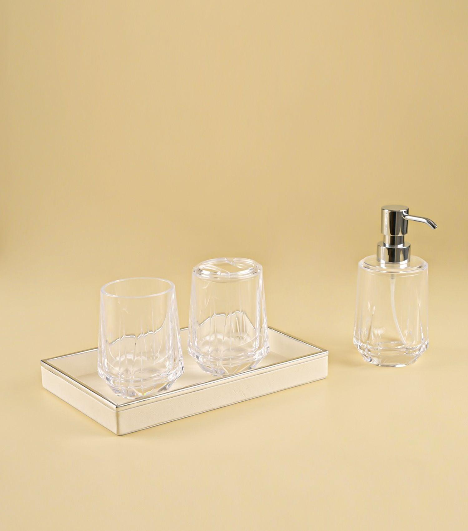 Spectrum Clear Bath Set of 3 - Elvy Lifestyle