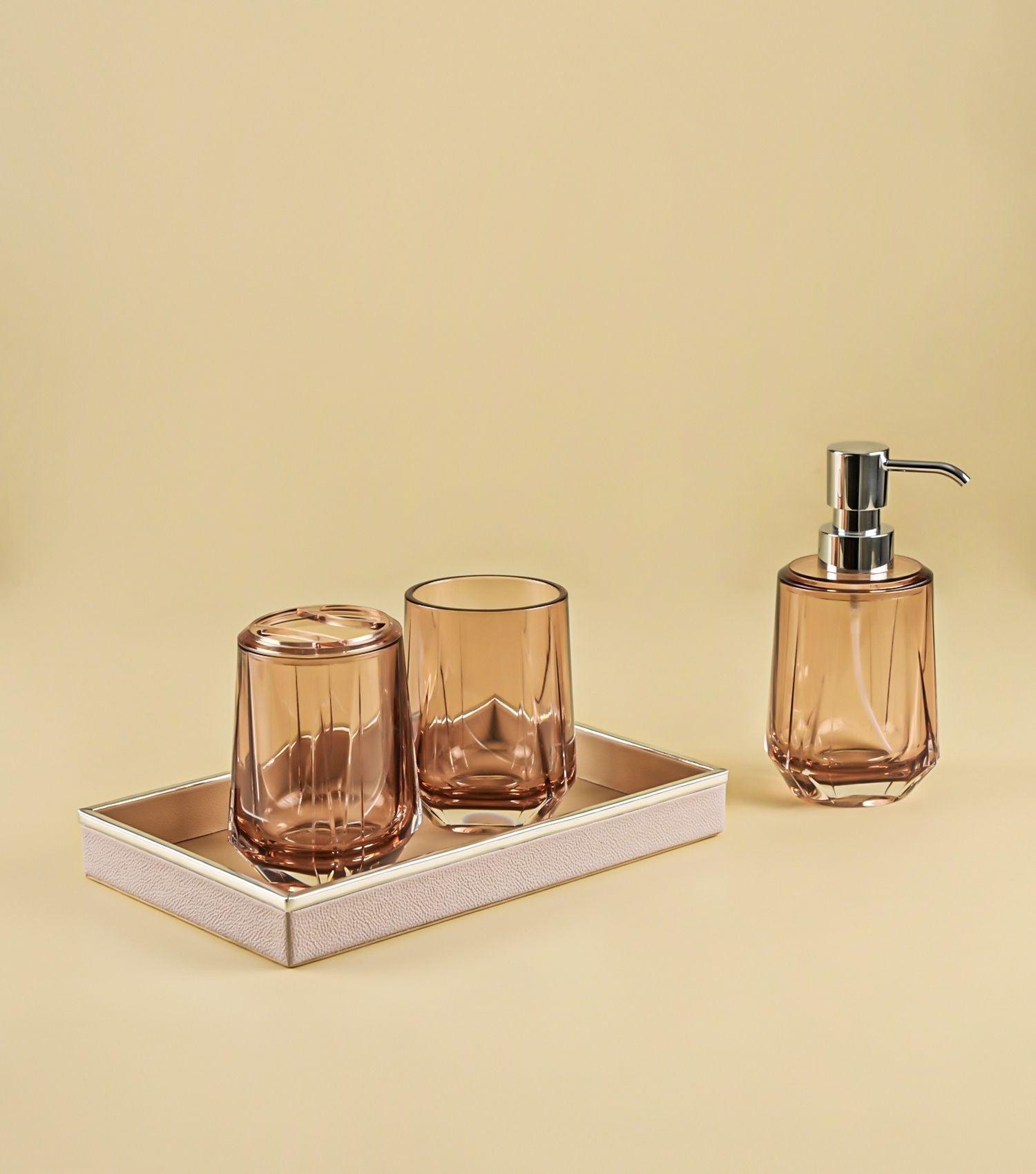 Rose Quartz Towel Tray - Elvy Lifestyle