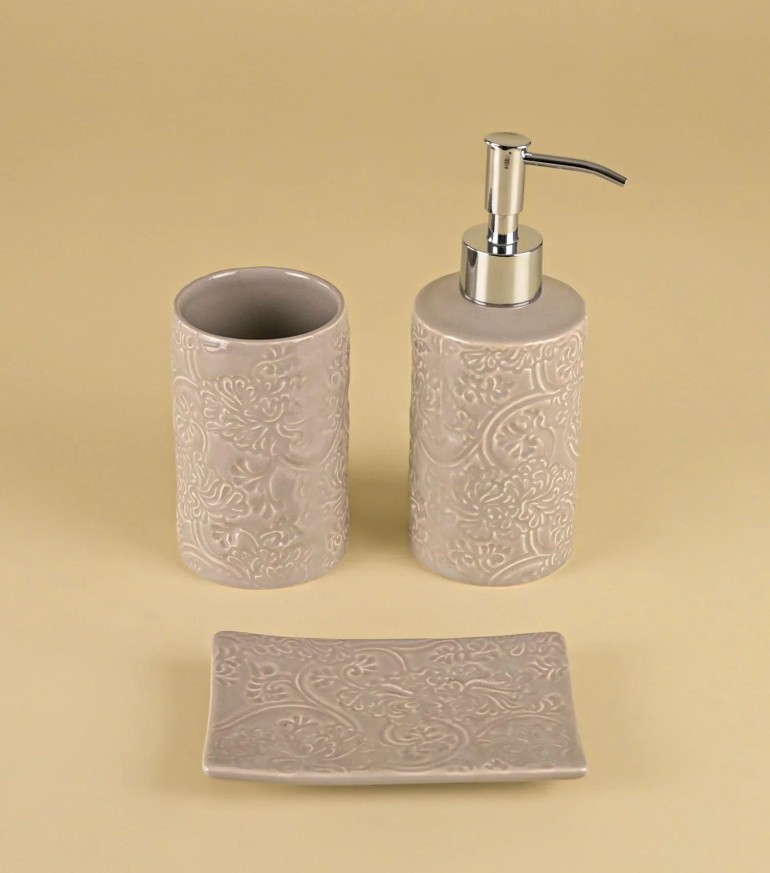 Rosette Bath set of 3 - Elvy Lifestyle