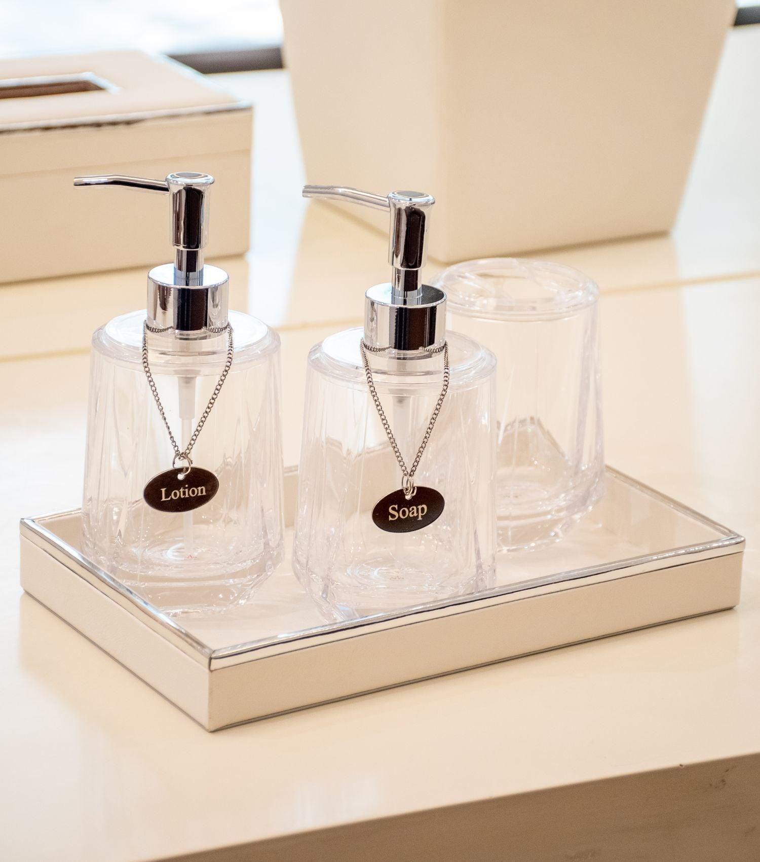 Spectrum Clear Lotions Dispenser - Elvy Lifestyle