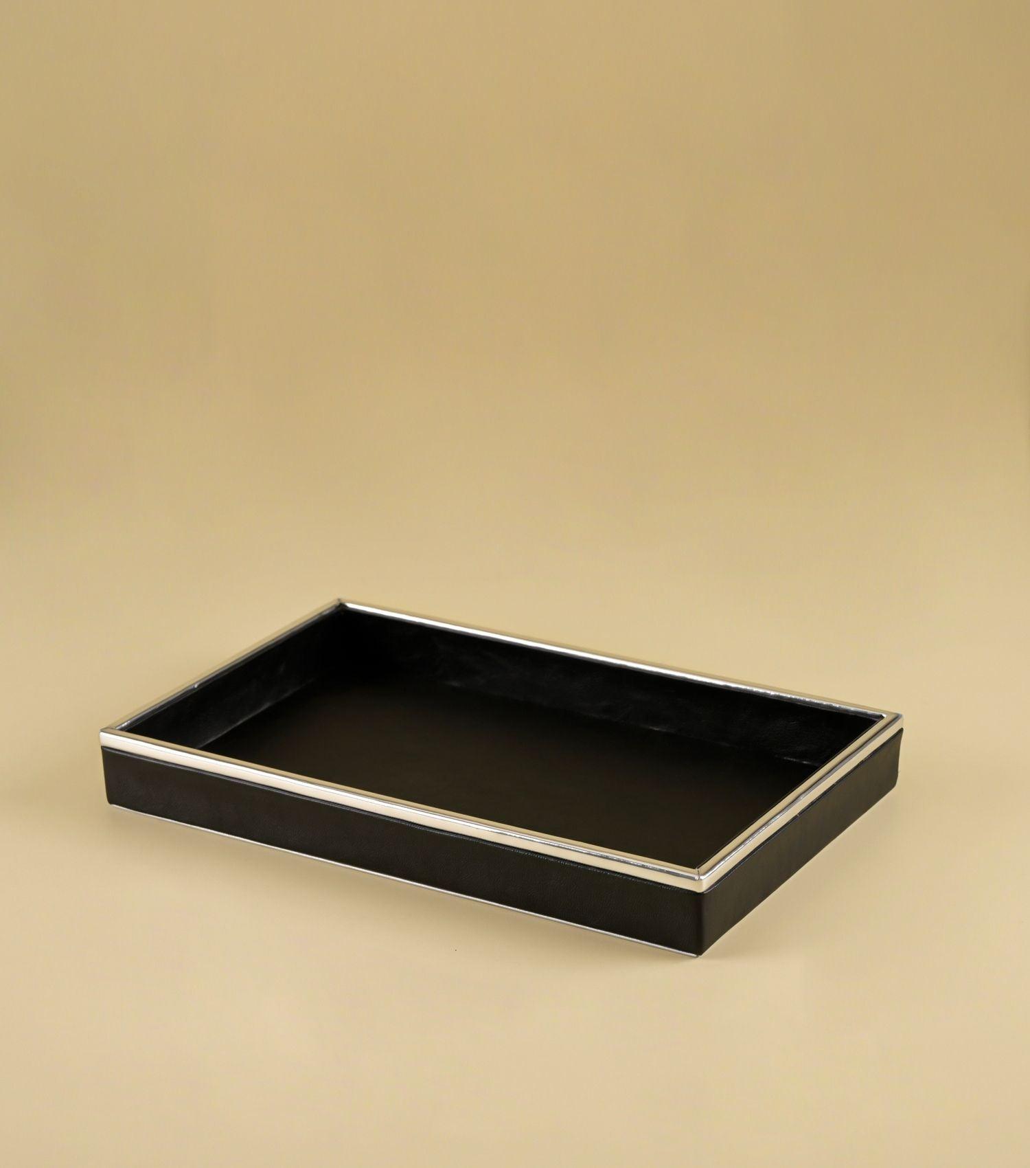 Splender Black Towel Tray - Elvy Lifestyle