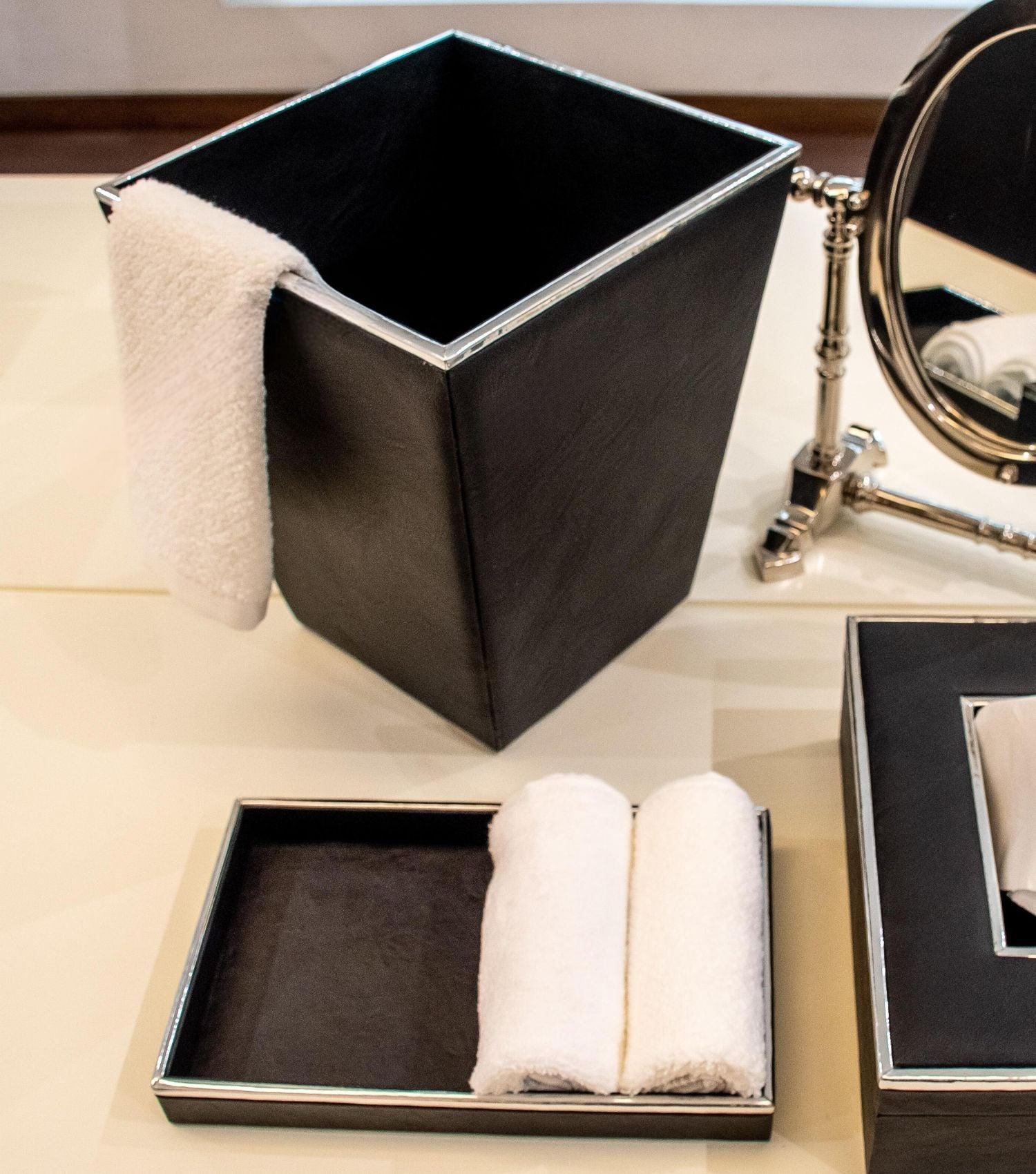 Splender Black Waste Bin - Elvy Lifestyle