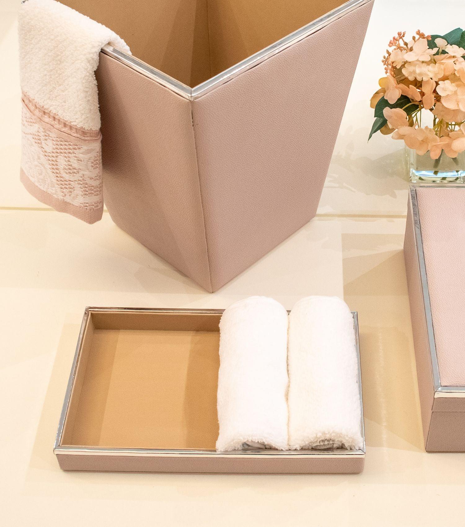 Rose Quartz Towel Tray - Elvy Lifestyle