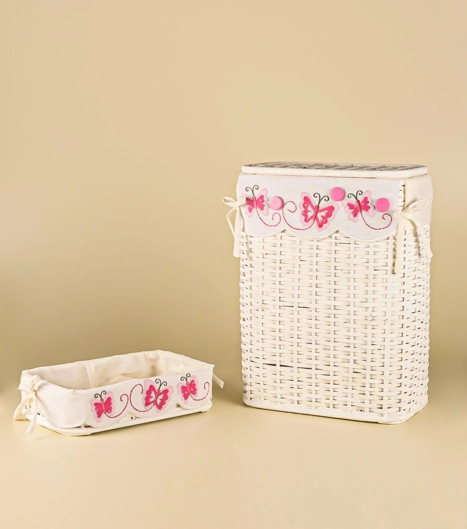 Pink Butterfly Basket - Elvy Lifestyle
