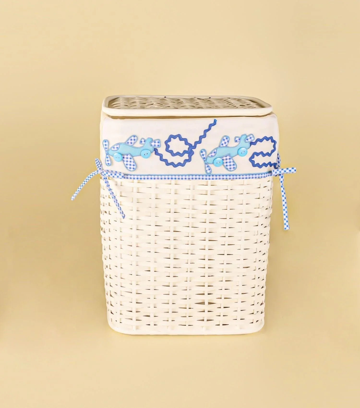 Blue Aeroplane Laundry Bin - Elvy Lifestyle
