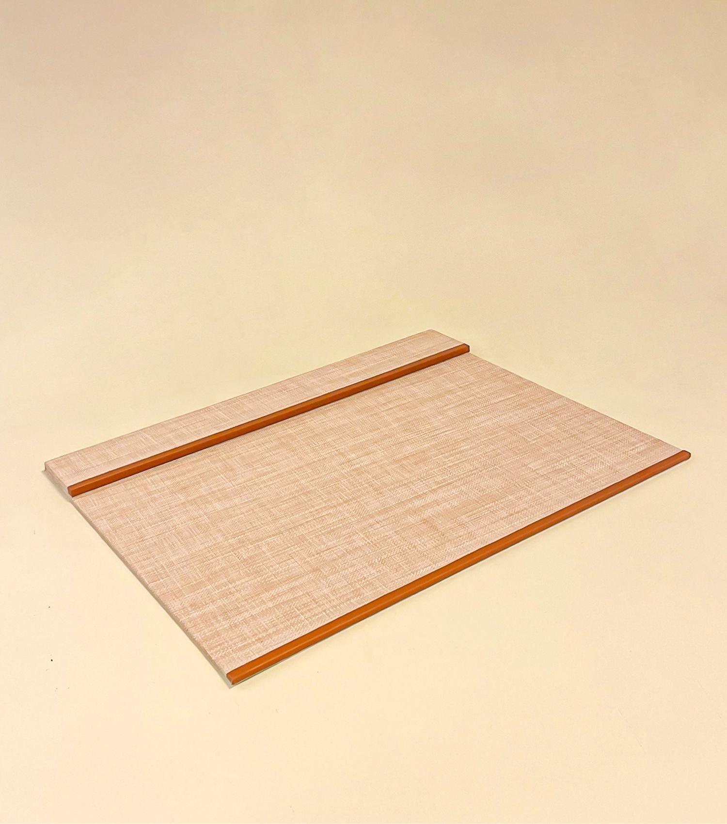 Raffia Desk Blotter - Elvy Lifestyle